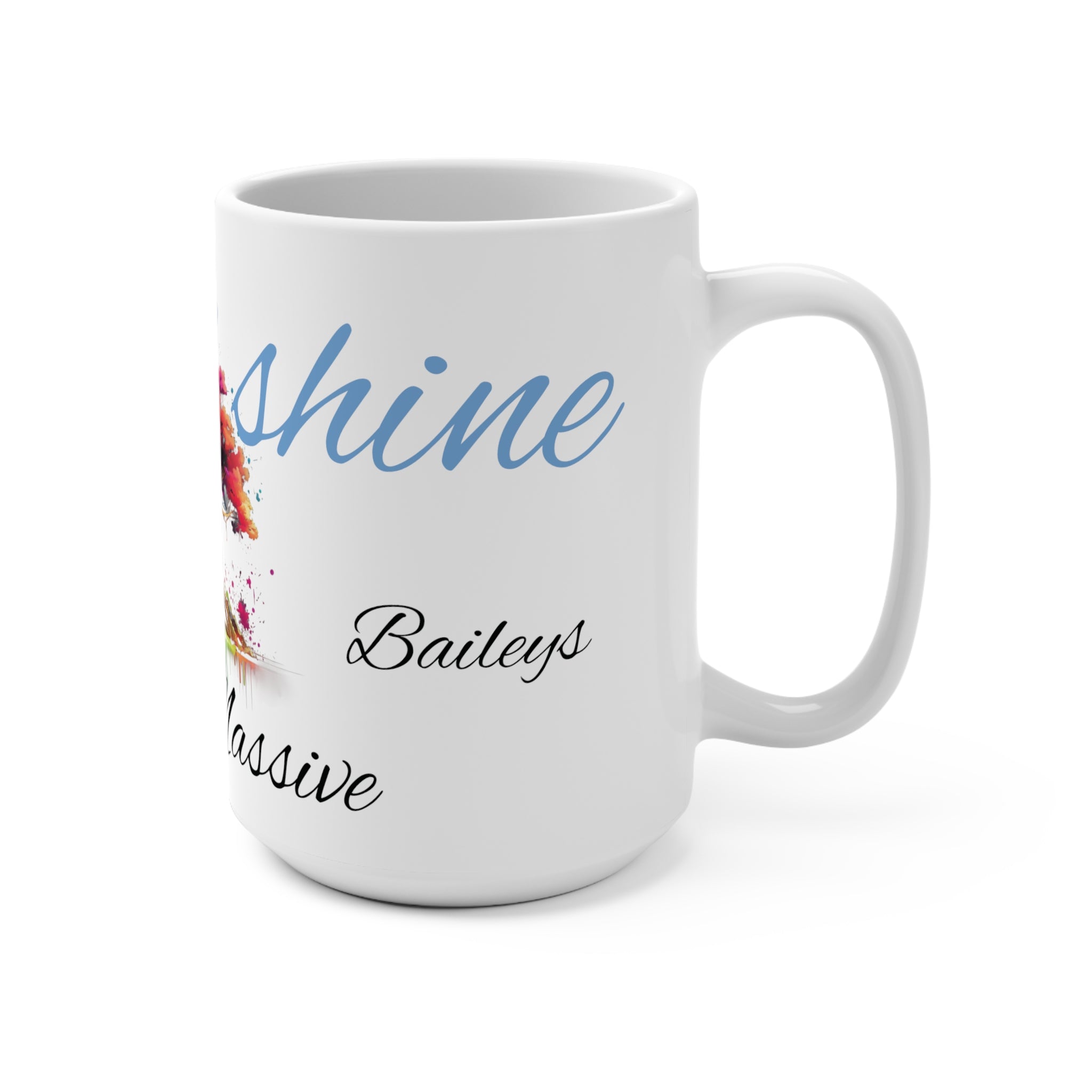 Rise and shine blue - Fete Massive Coffee Mug 15oz-Fete Massive