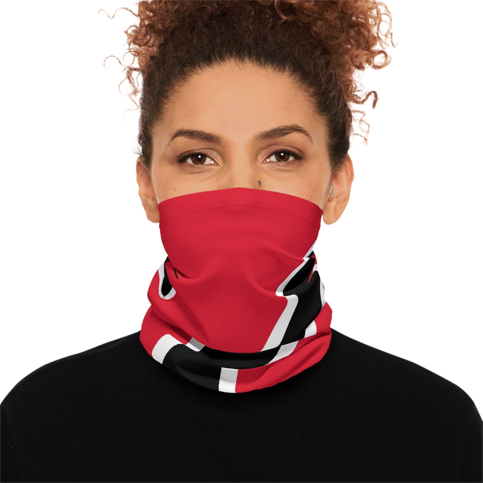 High Quality Trinidad & Tobago Flag Lightweight Neck Gaiter-Fete Massive