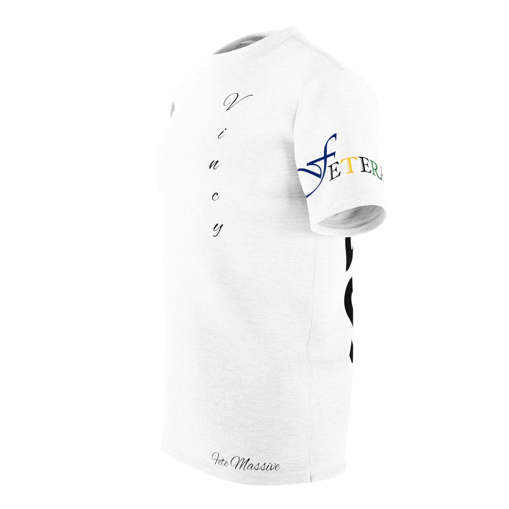 Vincy Feteran Unisex Tee W Saint Vincent Flag-Fete Massive