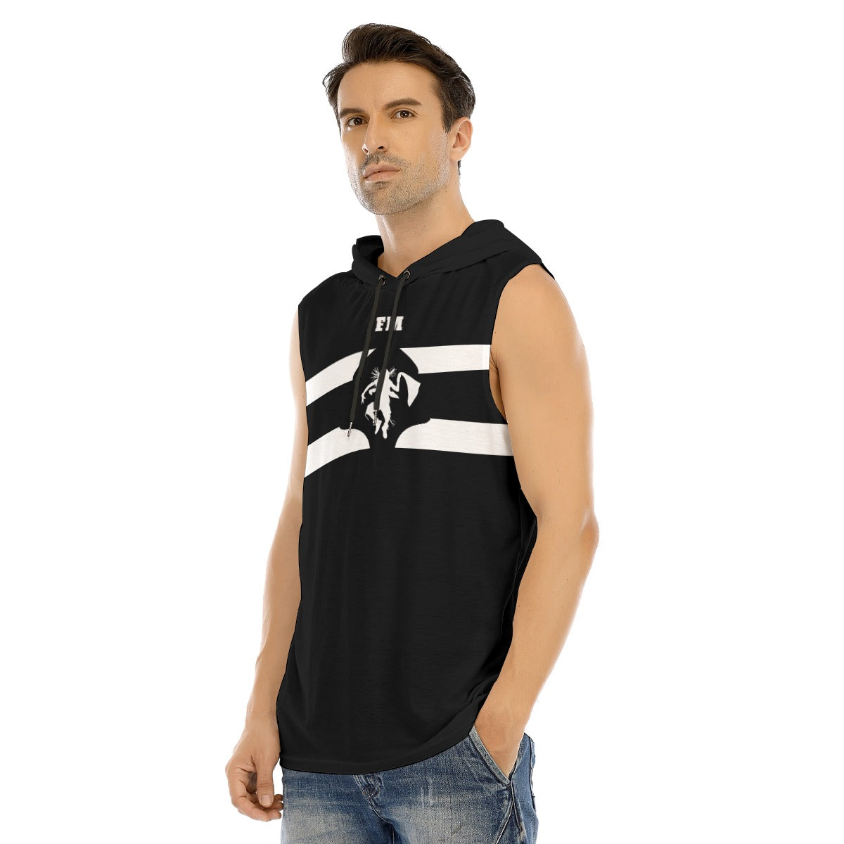 Men's Tank Hooded Vest