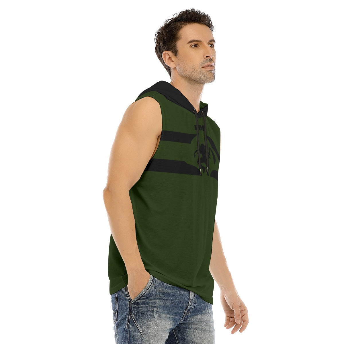 Men's Tank Hooded Vest