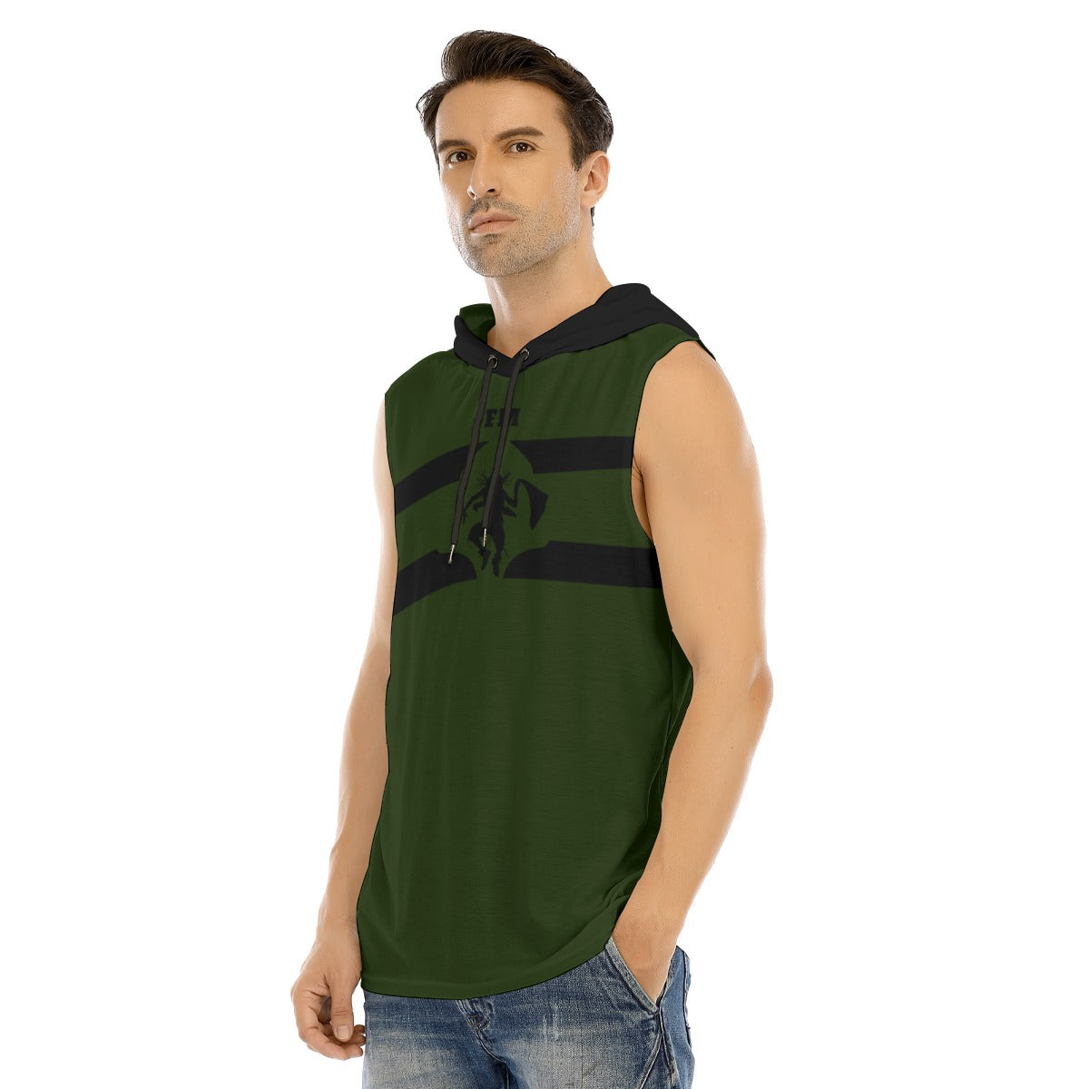Men's Tank Hooded Vest