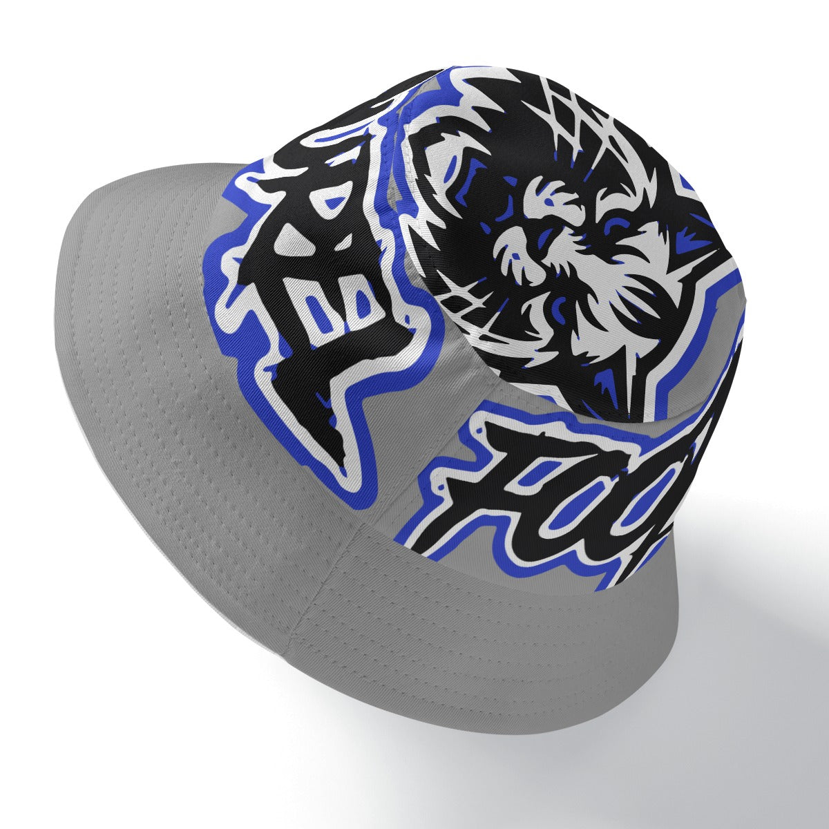 Laurel Wildcats Double-Sided Bucket Hat Black & Grey