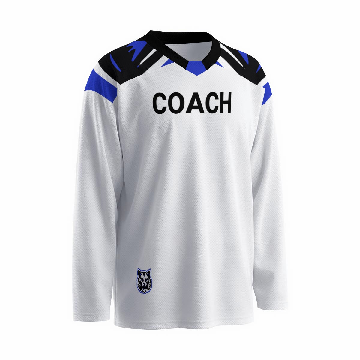 LW - COACH (front) White & Blue Team Jersey