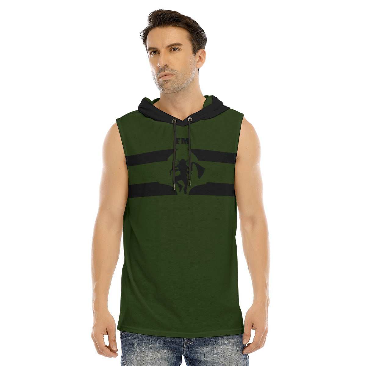 Men's Tank Hooded Vest