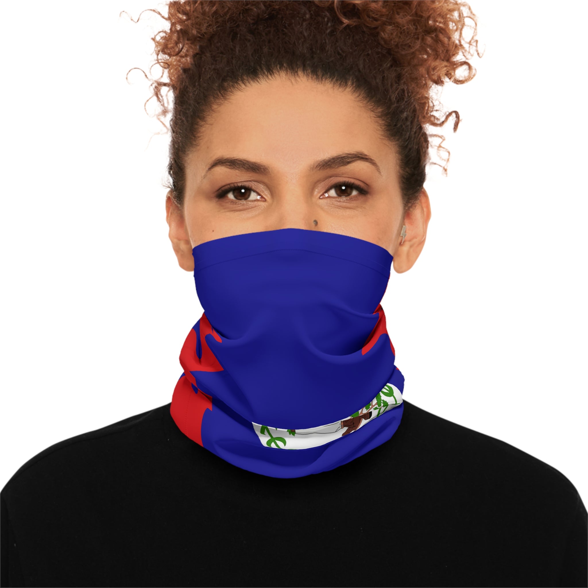 High Quality Belize Flag Lightweight Neck Gaiter-Fete Massive