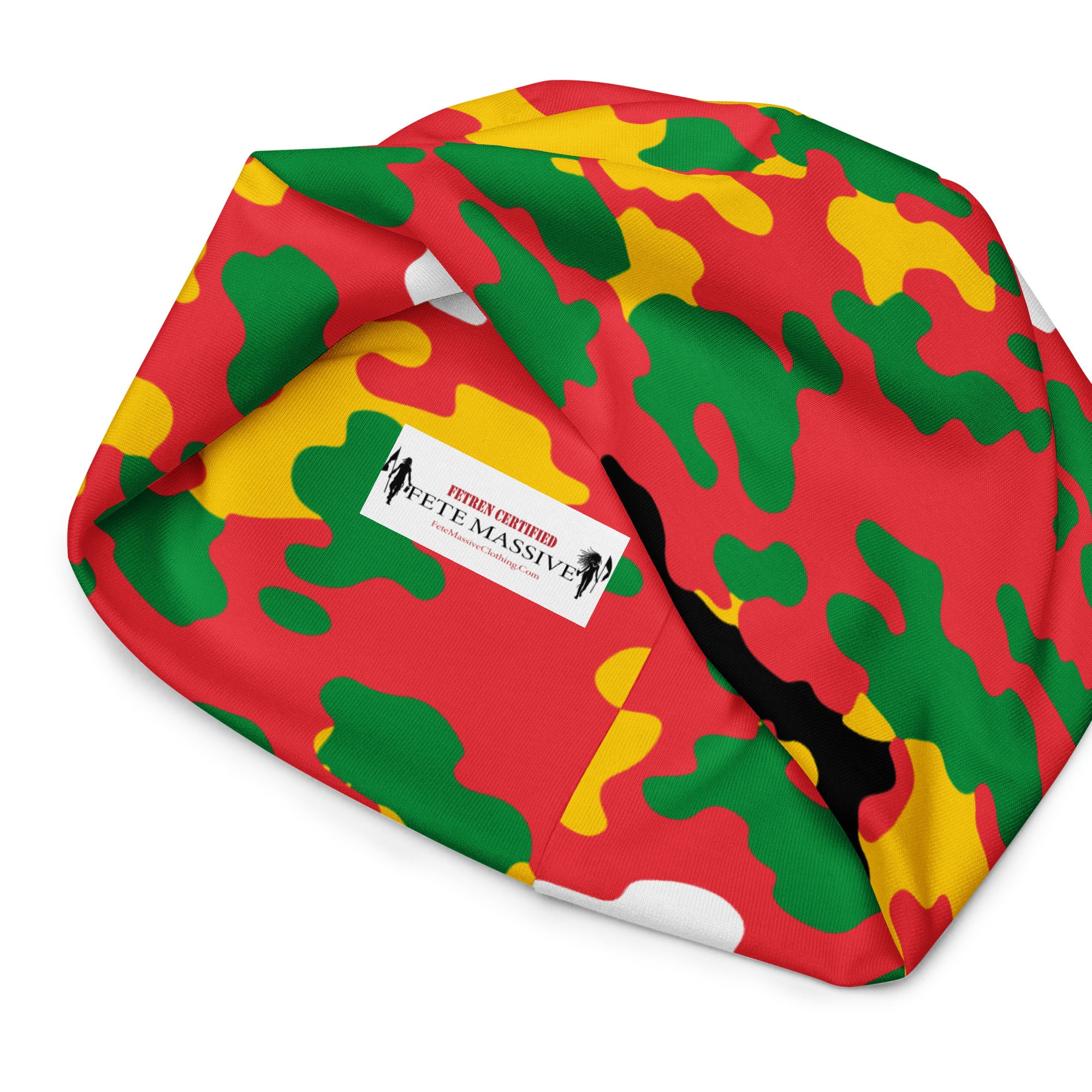 Guyana Island CAMO Print Beanie-Fete Massive