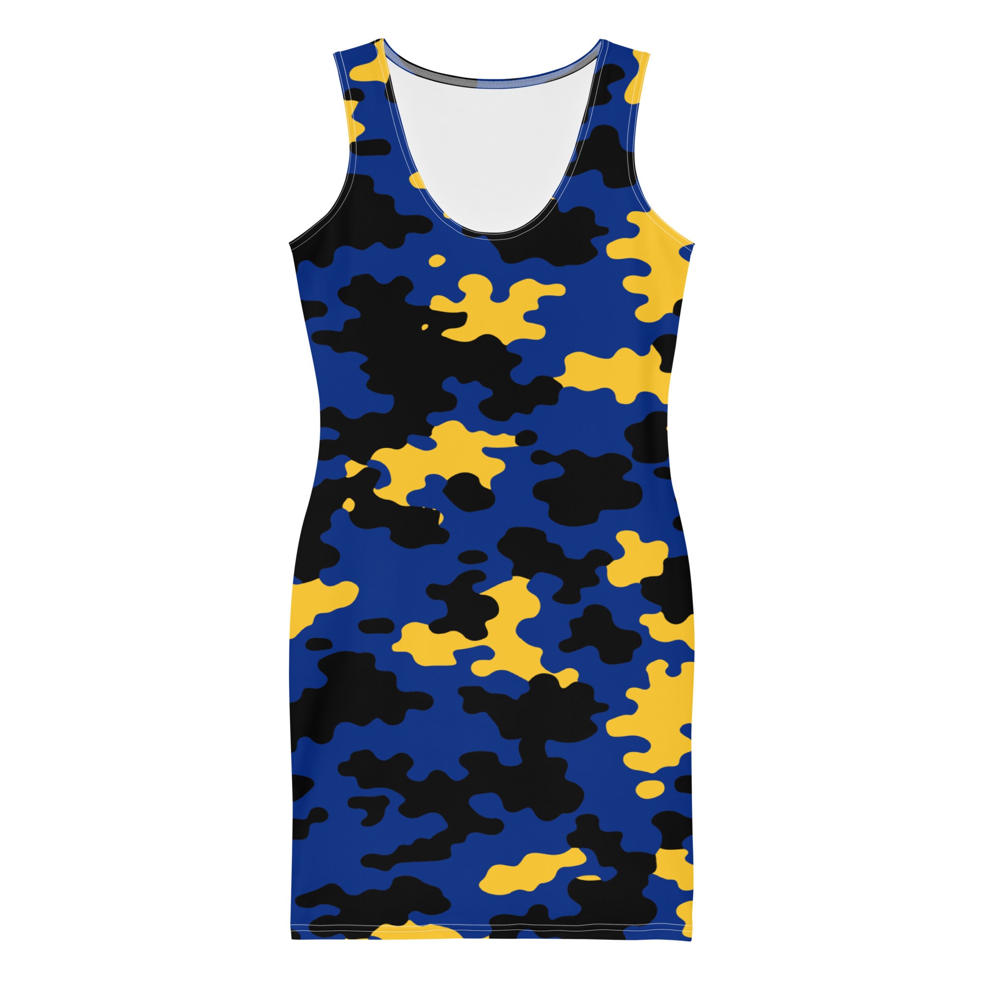 Barbados CAMO Bodycon dress-Fete Massive