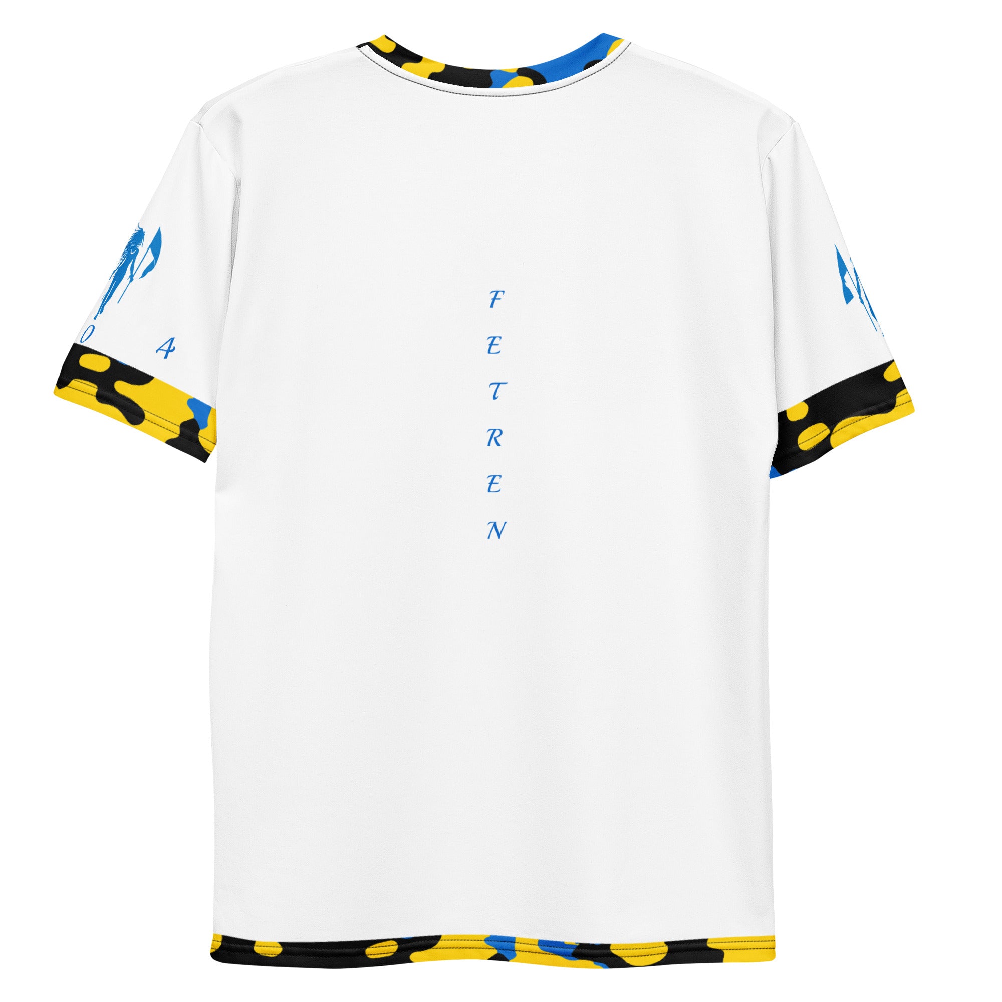 St. Lucia CAMO Fetren Men's t-shirt (White)-Fete Massive