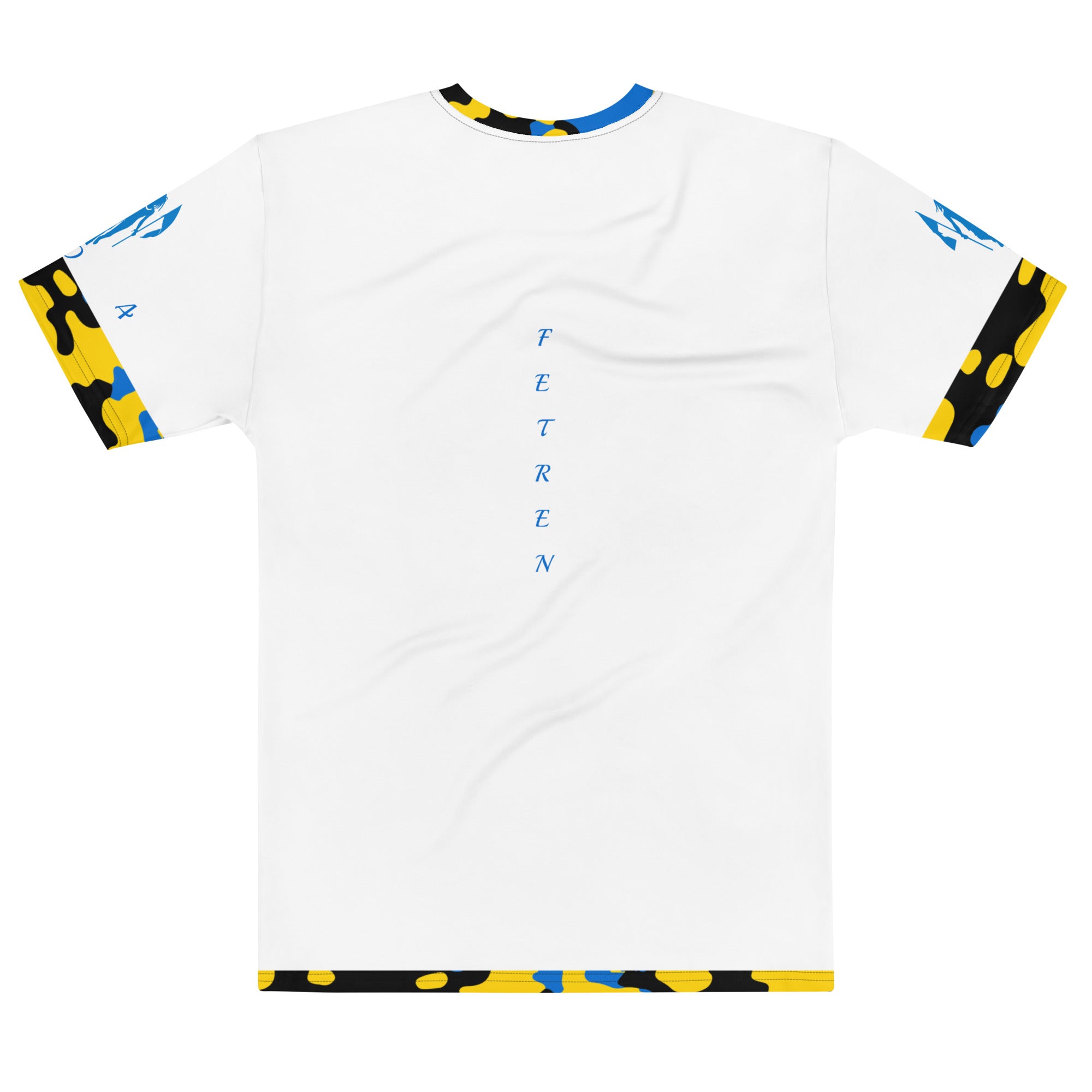 St. Lucia CAMO Fetren Men's t-shirt (White)-Fete Massive