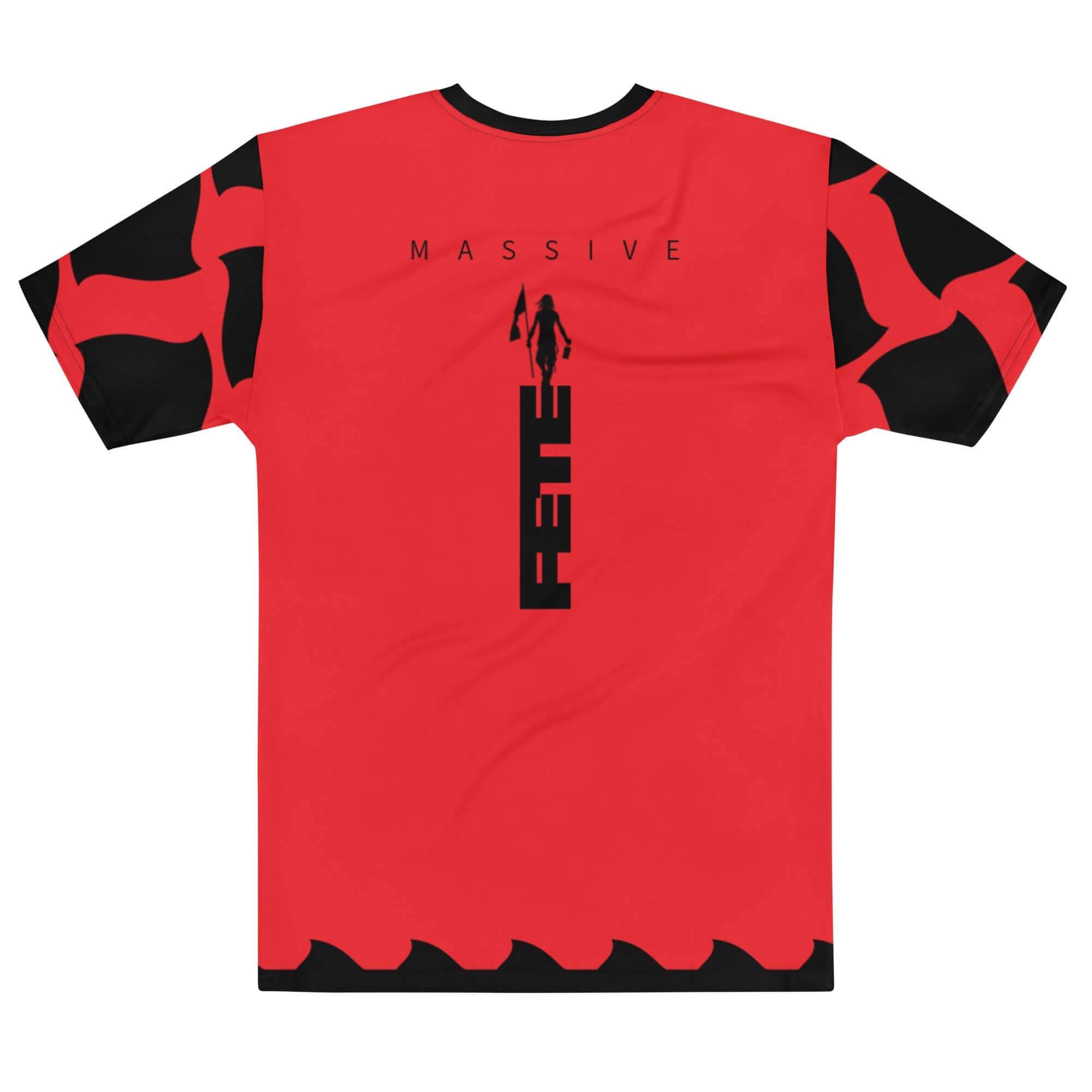 Antigua & Barbuda Off Script Men's t-shirt (Red)-Fete Massive