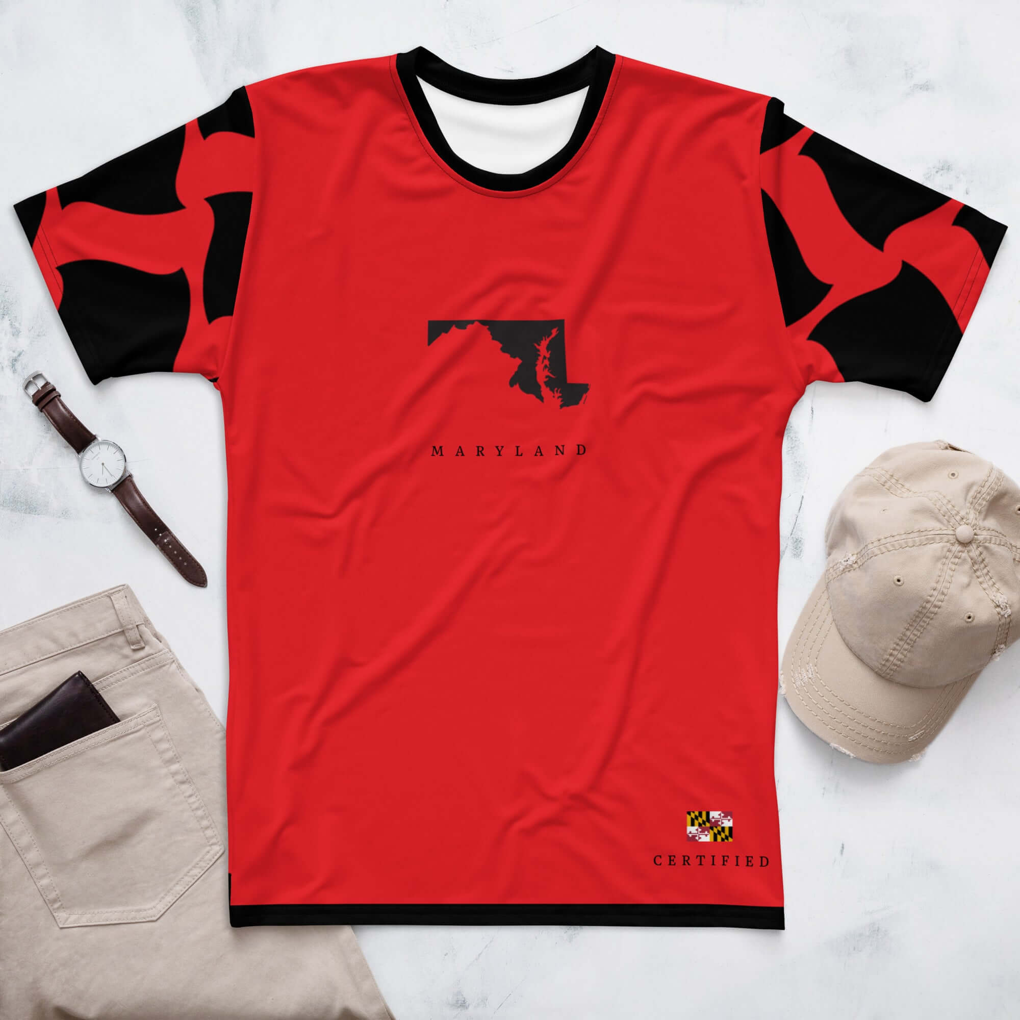 50 States: Maryland Men's t-shirt-Fete Massive