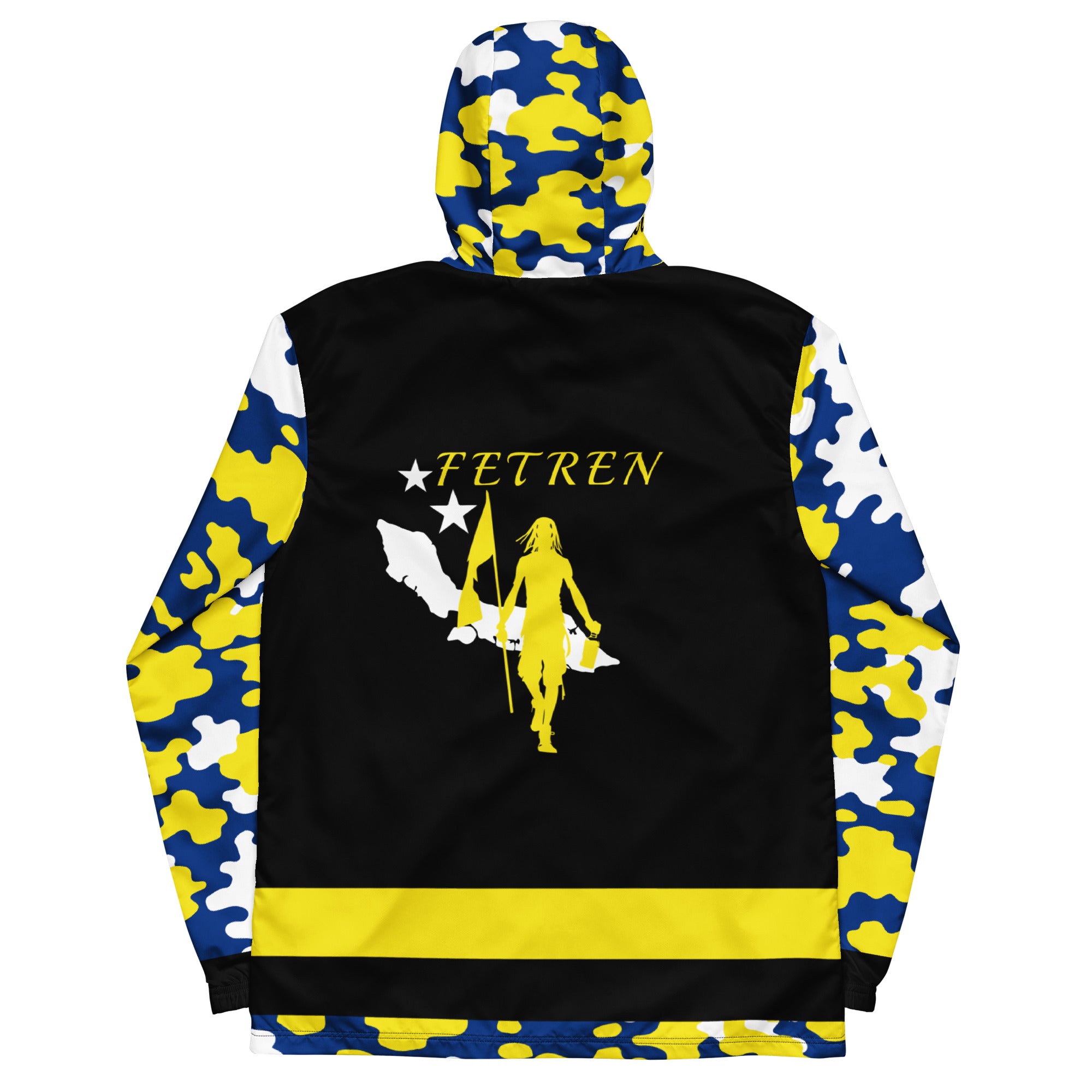 Fetren CAMO Jacket (Curacao Black)-Fete Massive