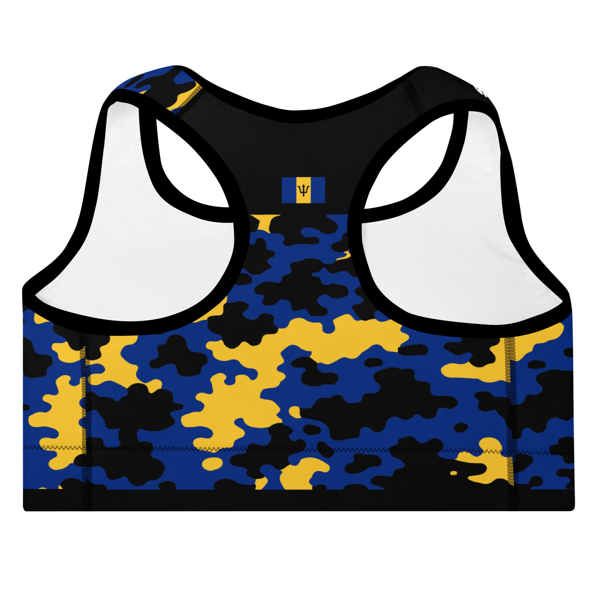 Barbados CAMO Padded Sports Bra-Fete Massive