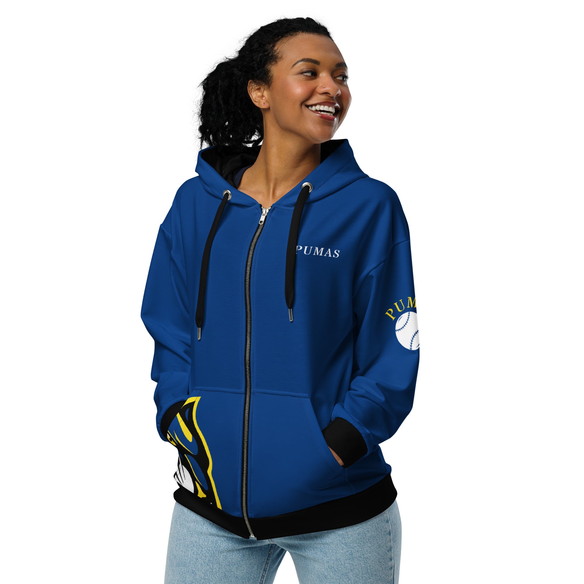 Unisex zip hoodie-Fete Massive