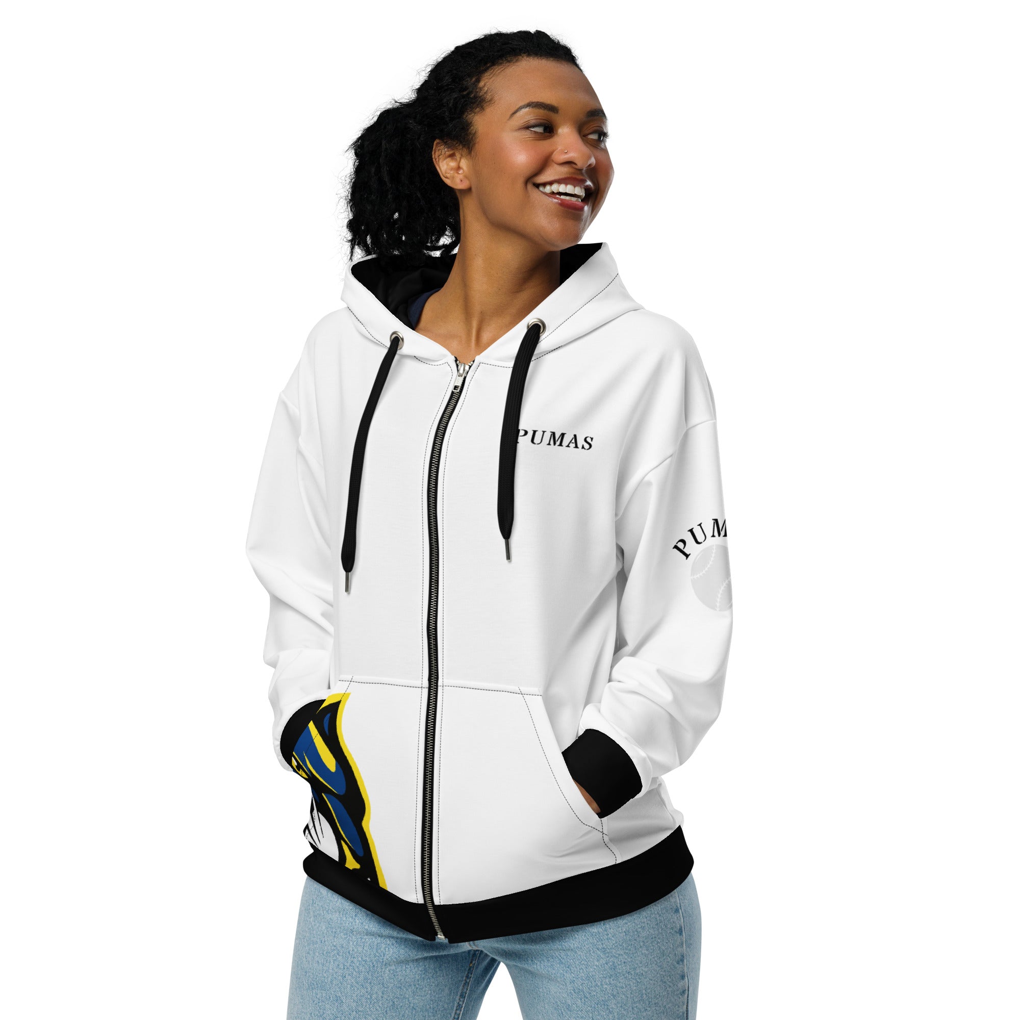 Unisex zip hoodie-Fete Massive