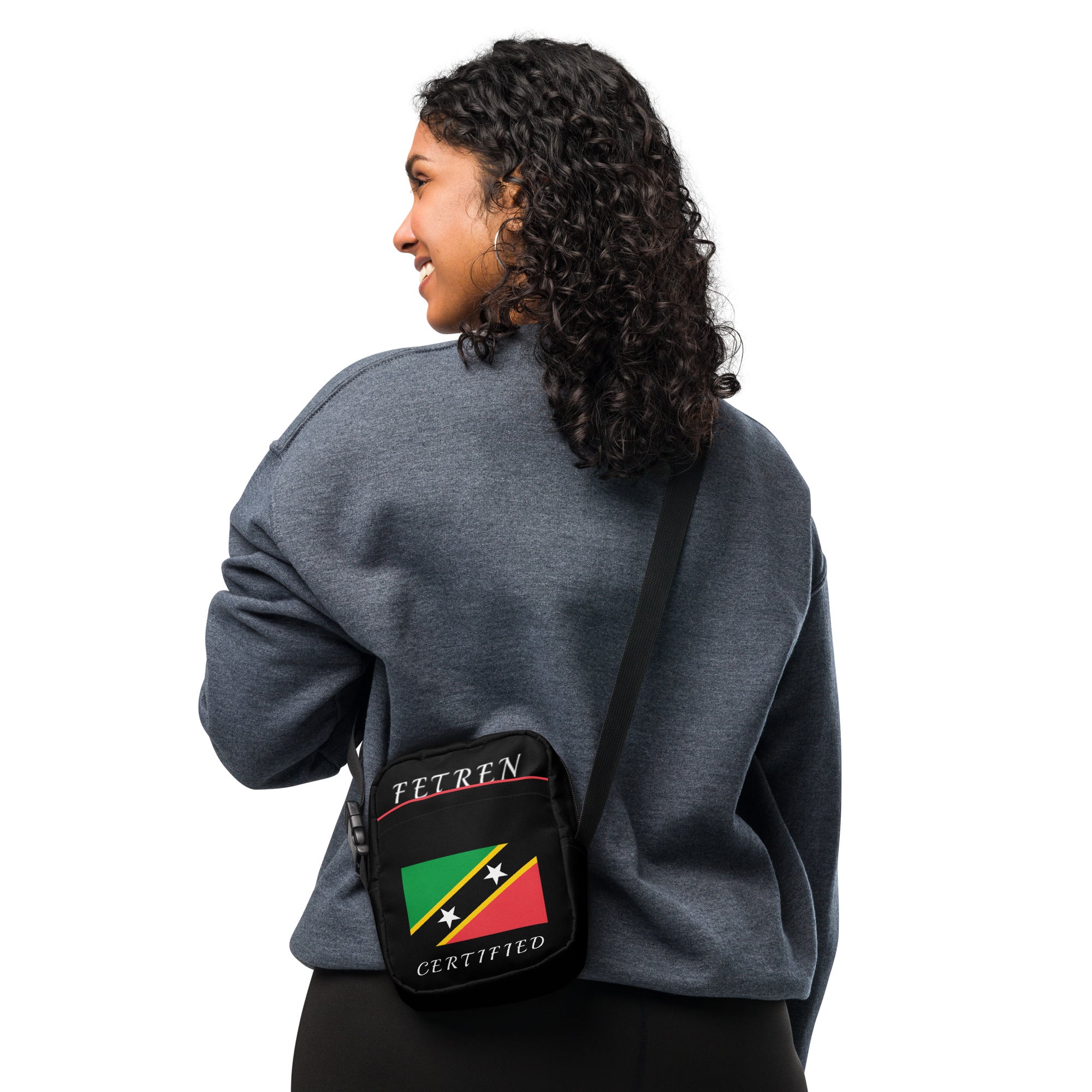 St. Kitts Utility crossbody bag (Black)-Fete Massive