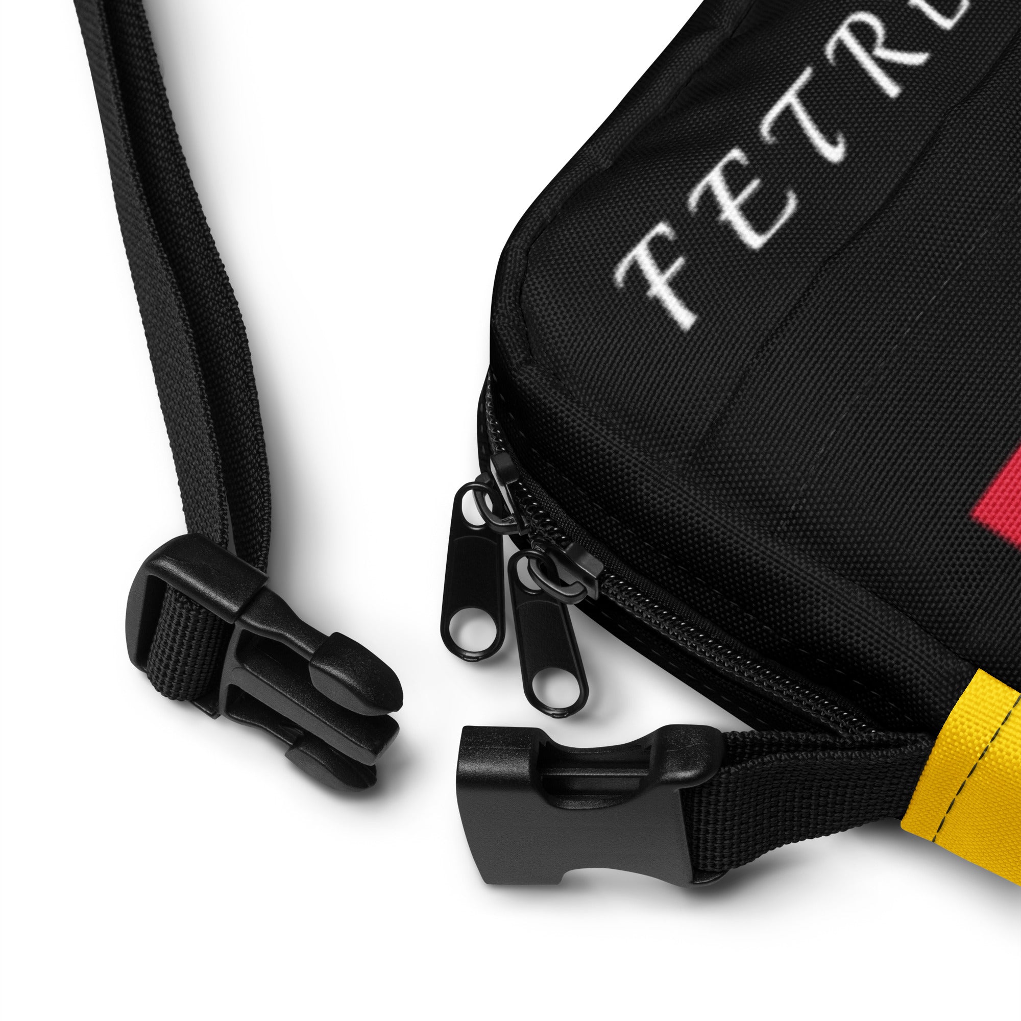 Grenada Utility crossbody bag (Yellow Trim)-Fete Massive