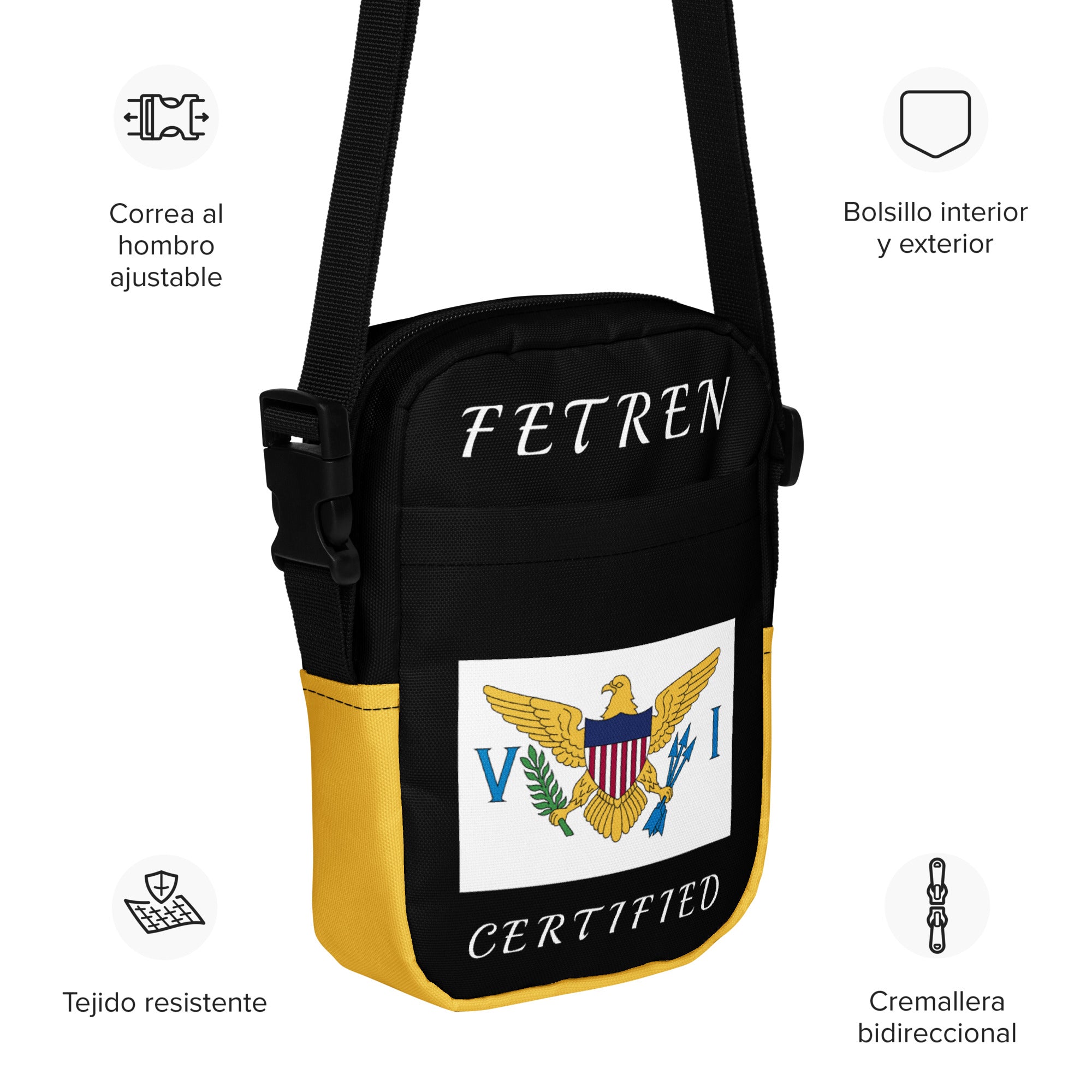 Virgin Islands Utility crossbody bag-Fete Massive