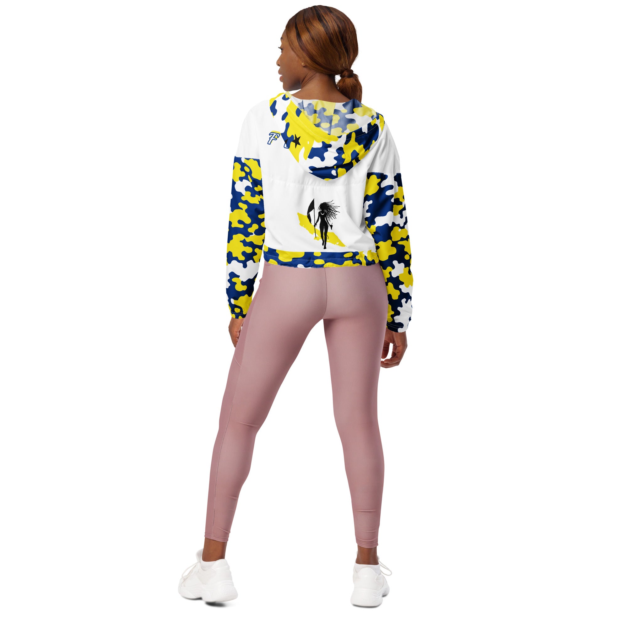 Fetren CAMO Jacket (Curacao Islands Women’s cropped windbreaker)-Fete Massive