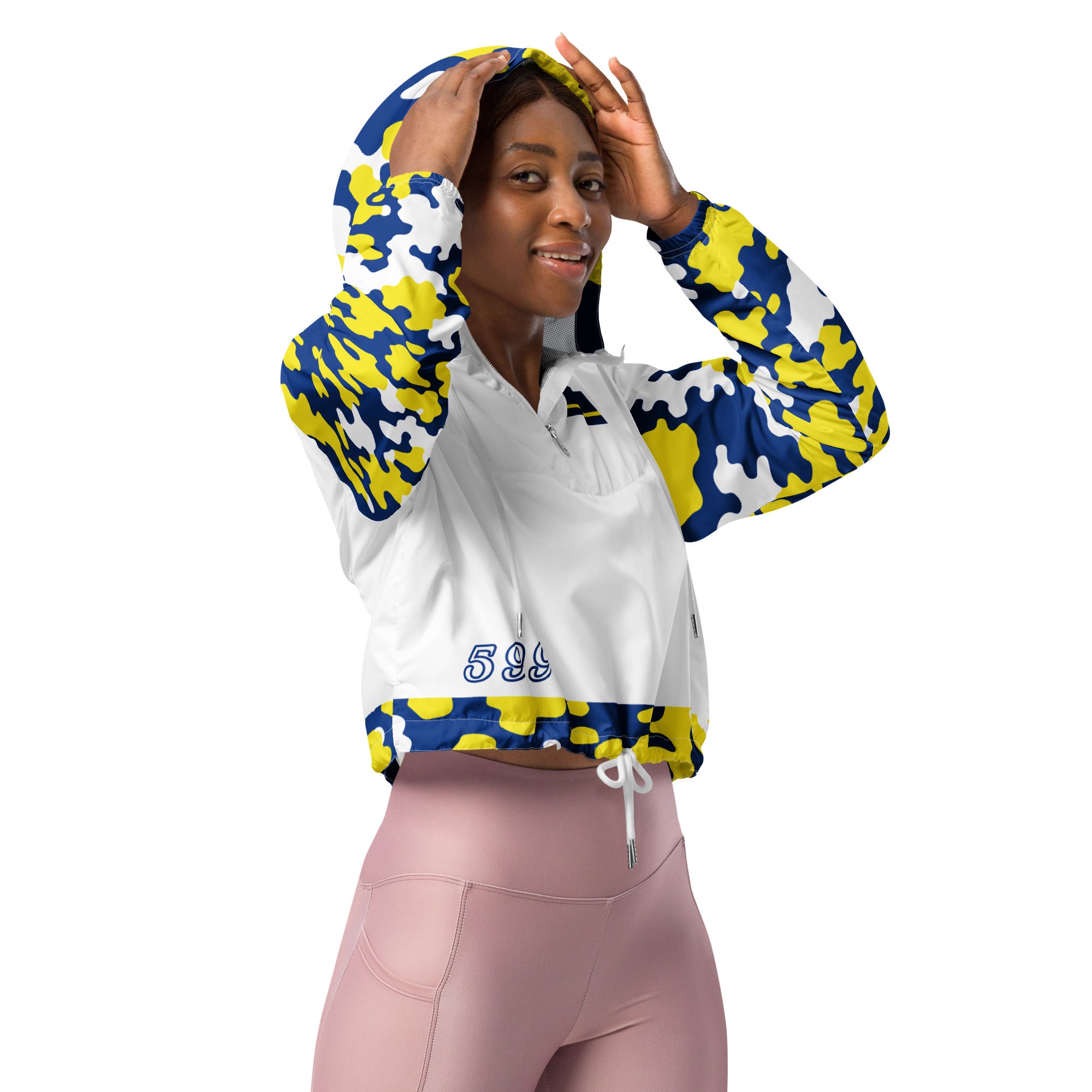 Fetren CAMO Jacket (Curacao Islands Women’s cropped windbreaker)-Fete Massive
