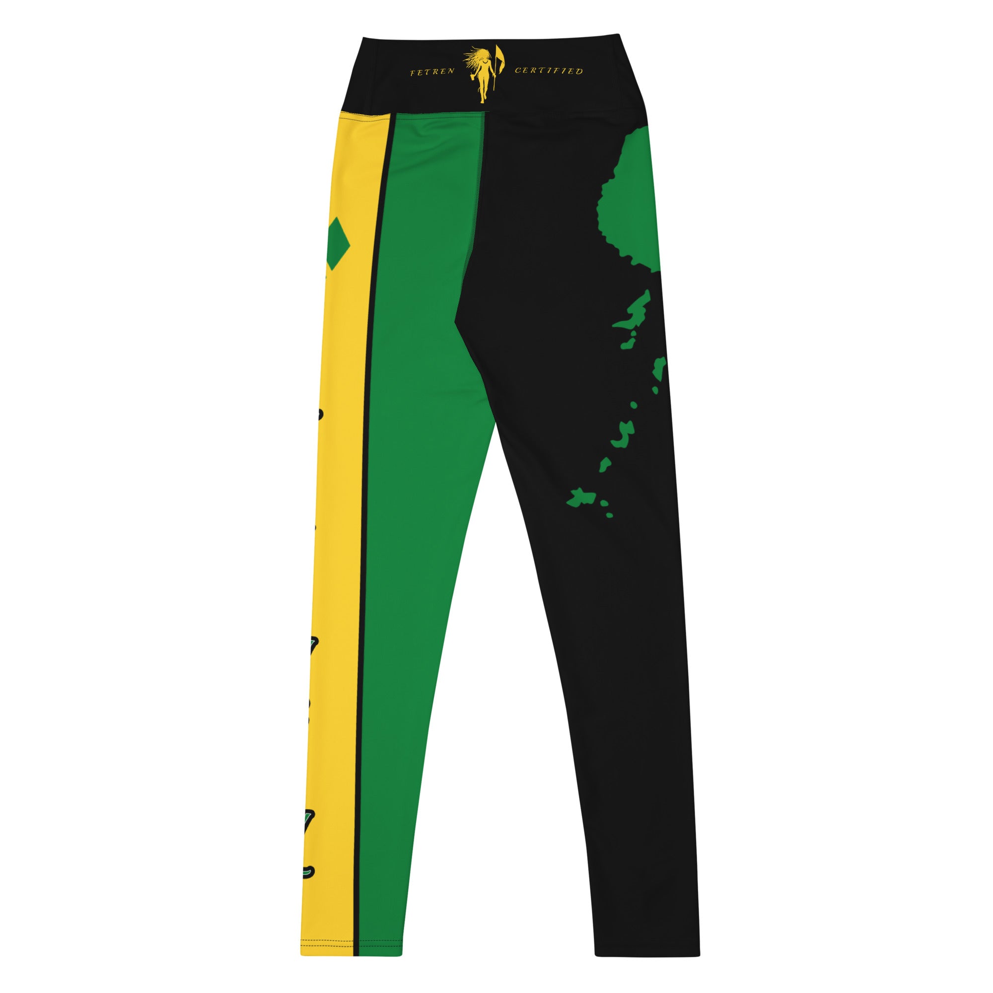 Saint Vincent Flag Yoga Leggings-Fete Massive