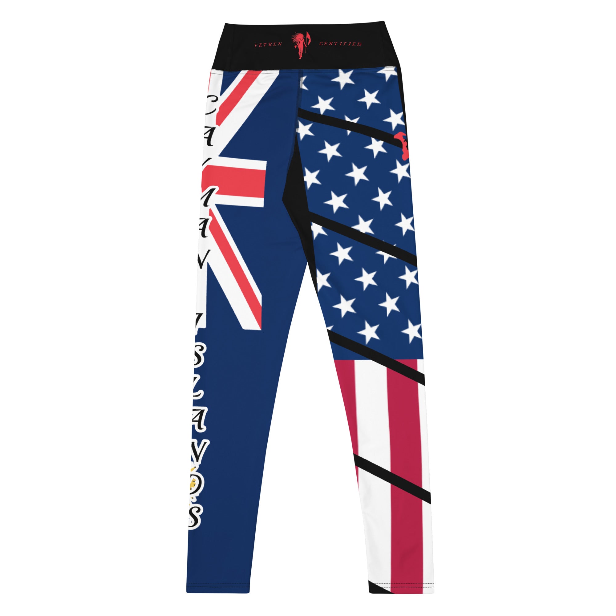 Cayman Islands USA Yoga Leggings-Fete Massive