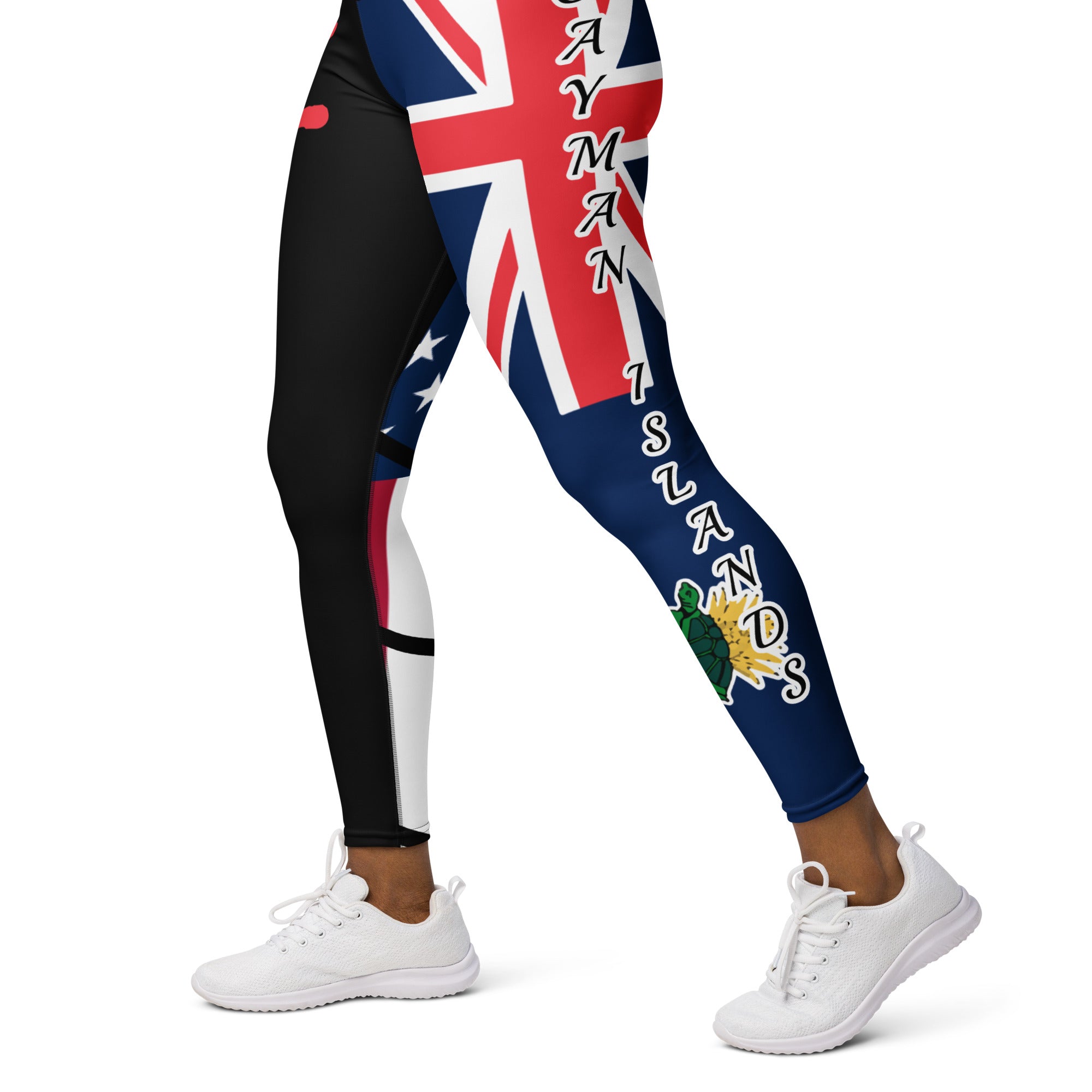Cayman Islands USA Yoga Leggings-Fete Massive