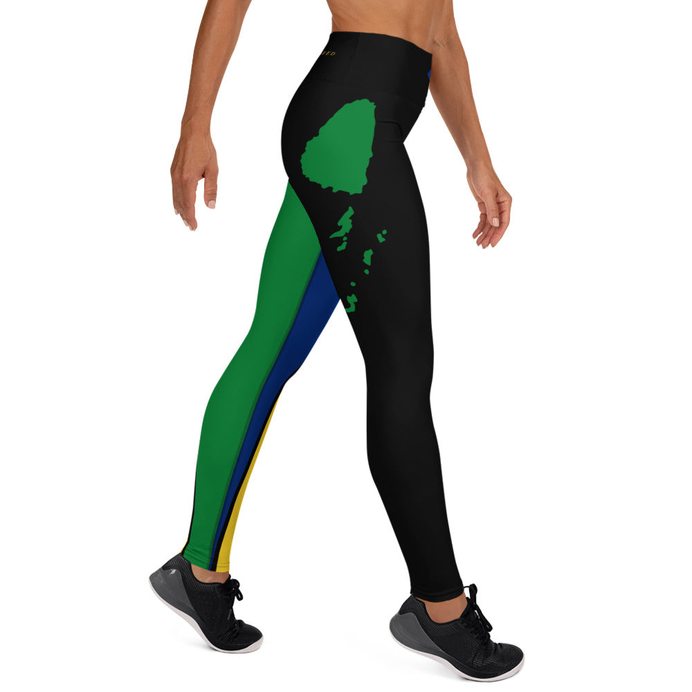 Saint Vincent Flag Yoga Leggings-Fete Massive