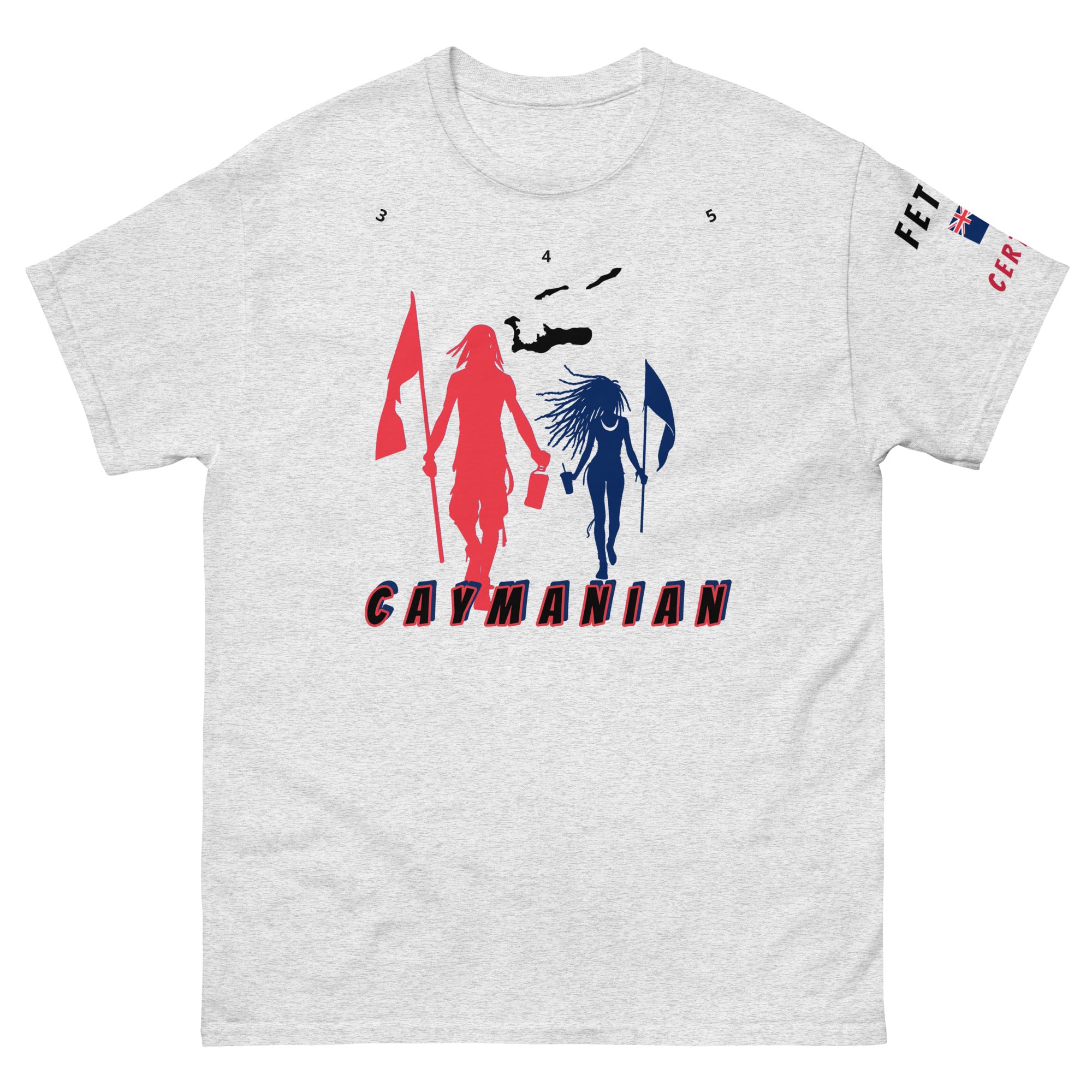 Cayman Islands Flag Mon/Gyal tee-Fete Massive
