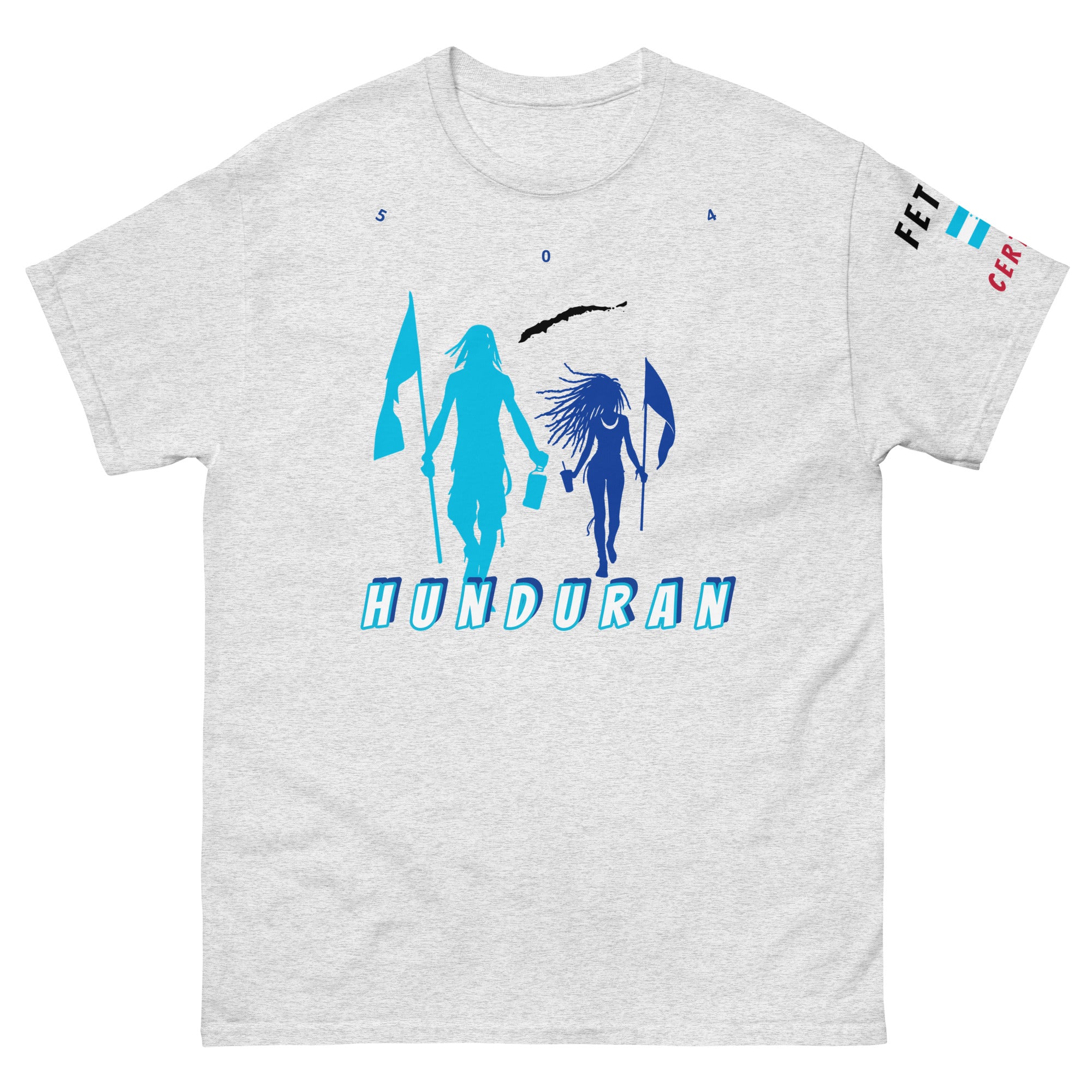 Honduras Flag Mon/Gyal Tee-Fete Massive