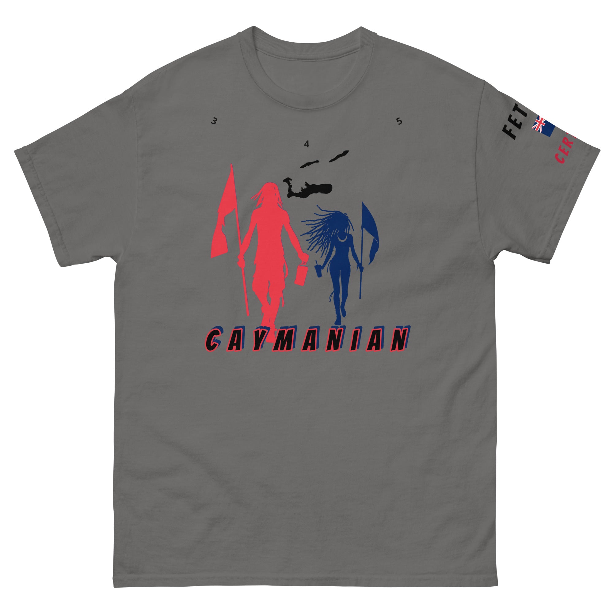 Cayman Islands Flag Mon/Gyal tee-Fete Massive