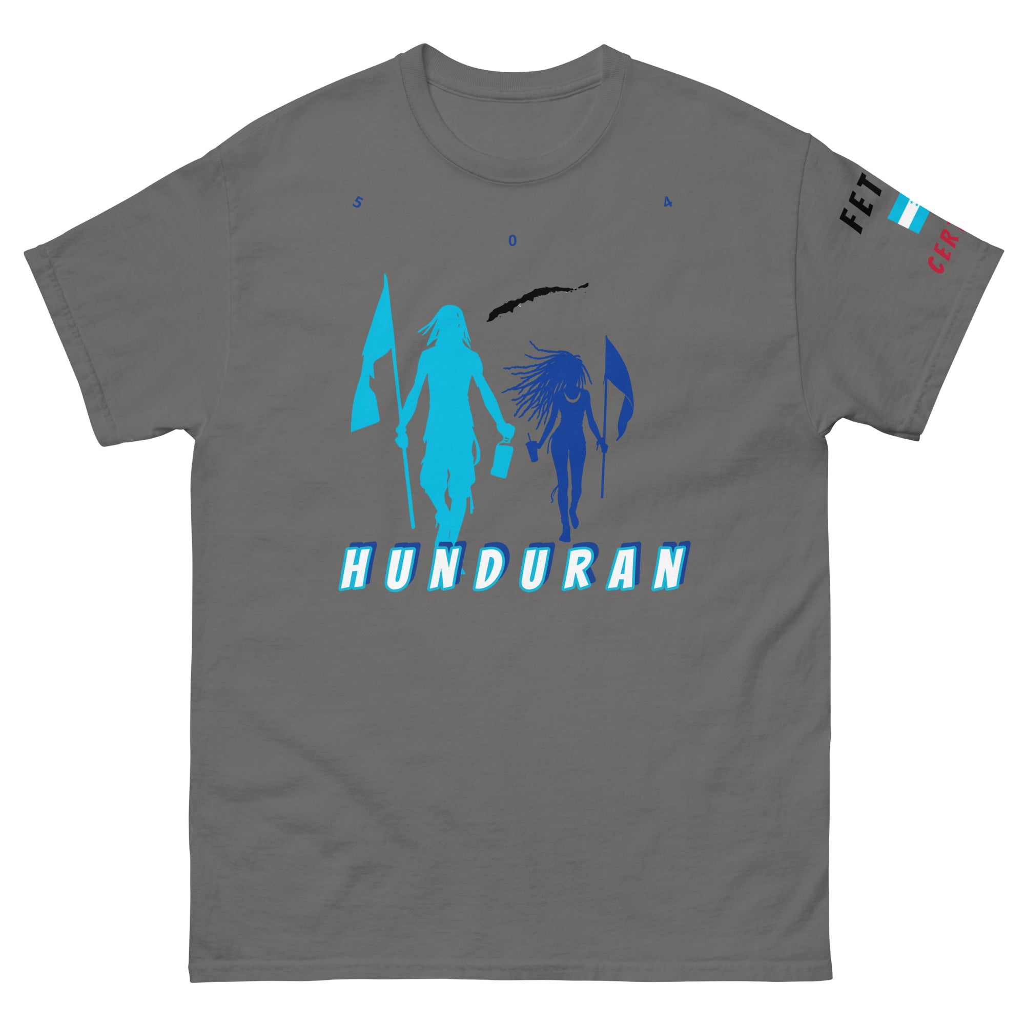 Honduras Flag Mon/Gyal Tee-Fete Massive