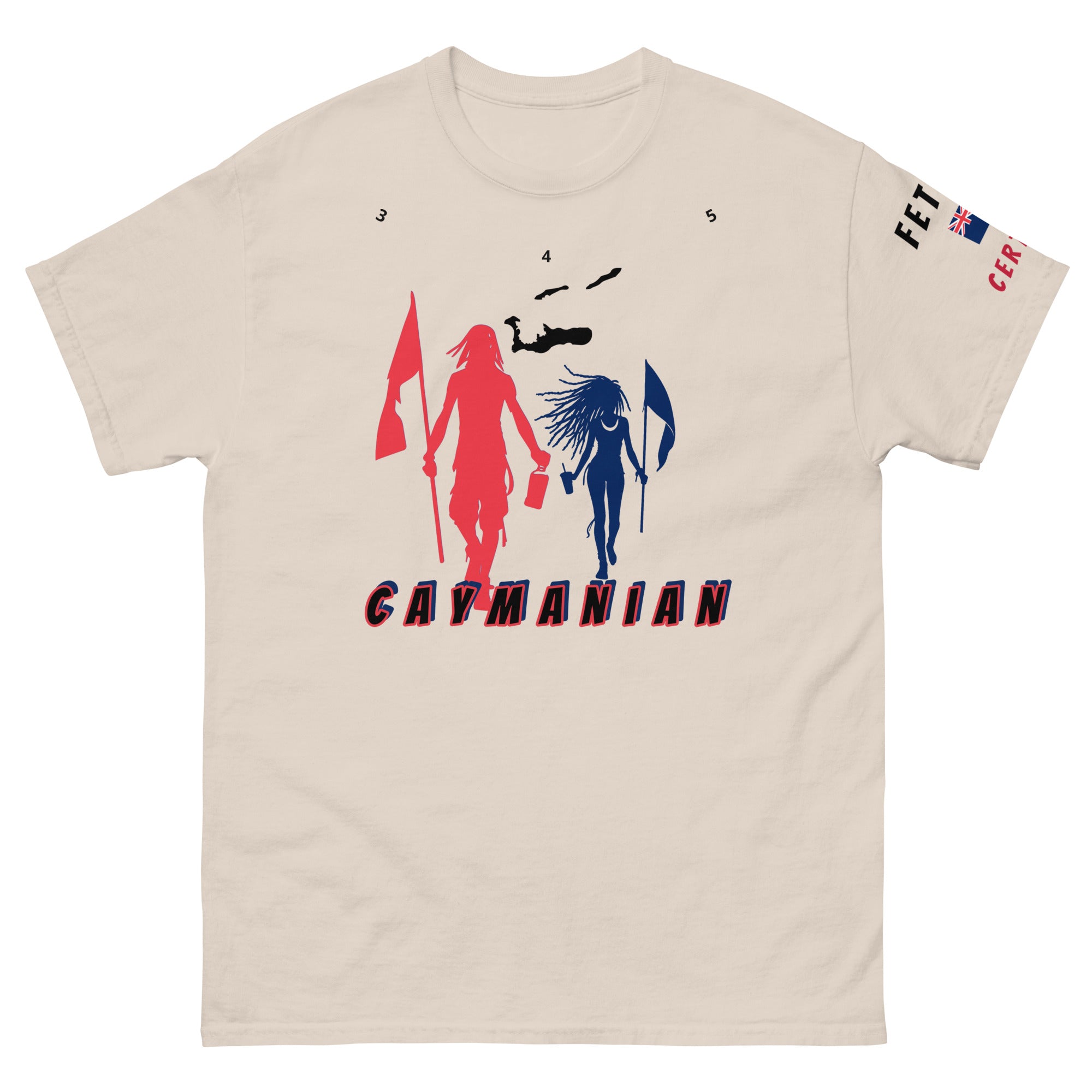 Cayman Islands Flag Mon/Gyal tee-Fete Massive