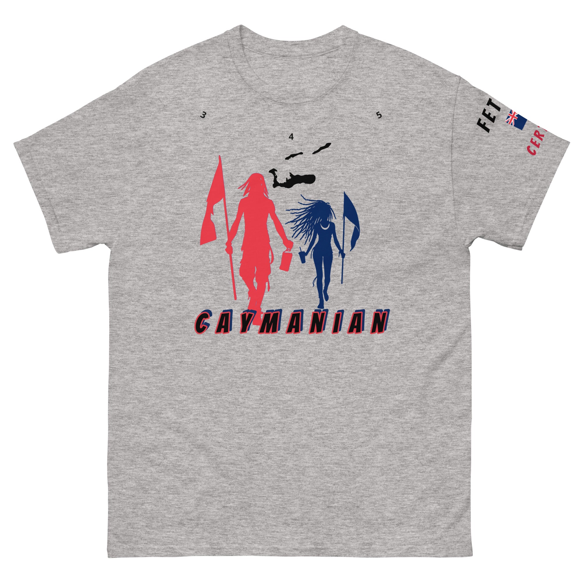 Cayman Islands Flag Mon/Gyal tee-Fete Massive