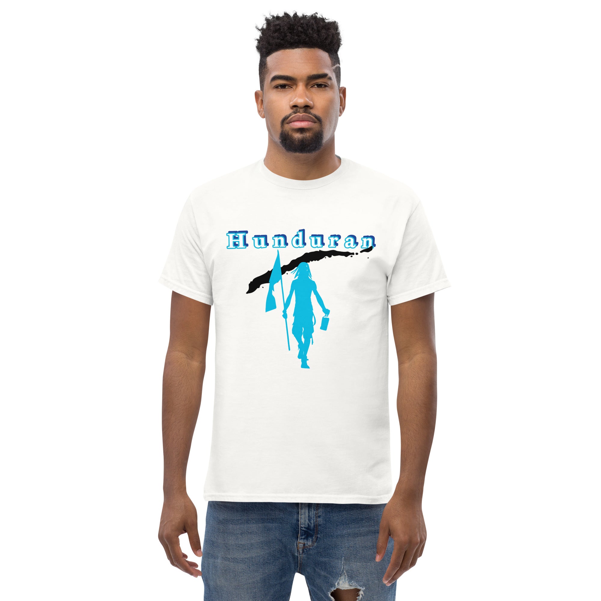 Roatan / Honduras Island Tee with Flag Mon-Fete Massive