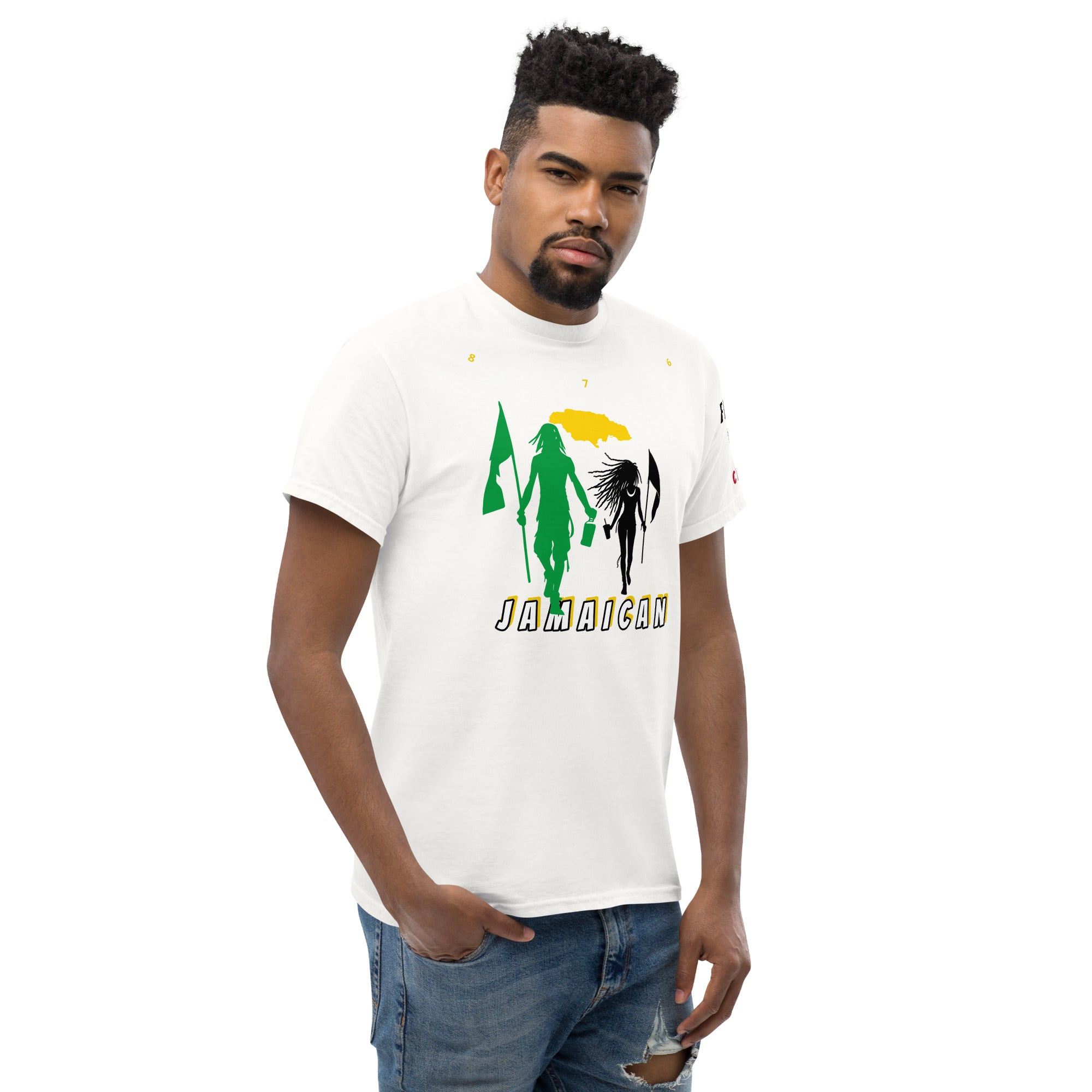 Jamaica Flag Mon/Gyal Tee-Fete Massive