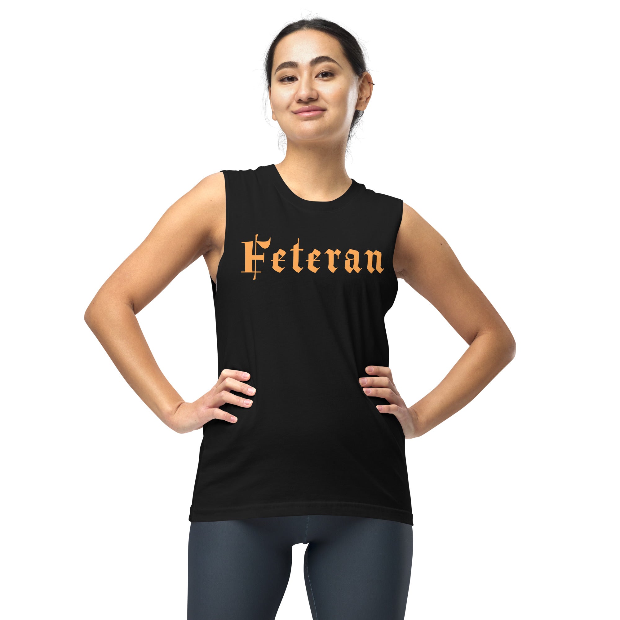 Feteran (light orange) Muscle Shirt-Fete Massive