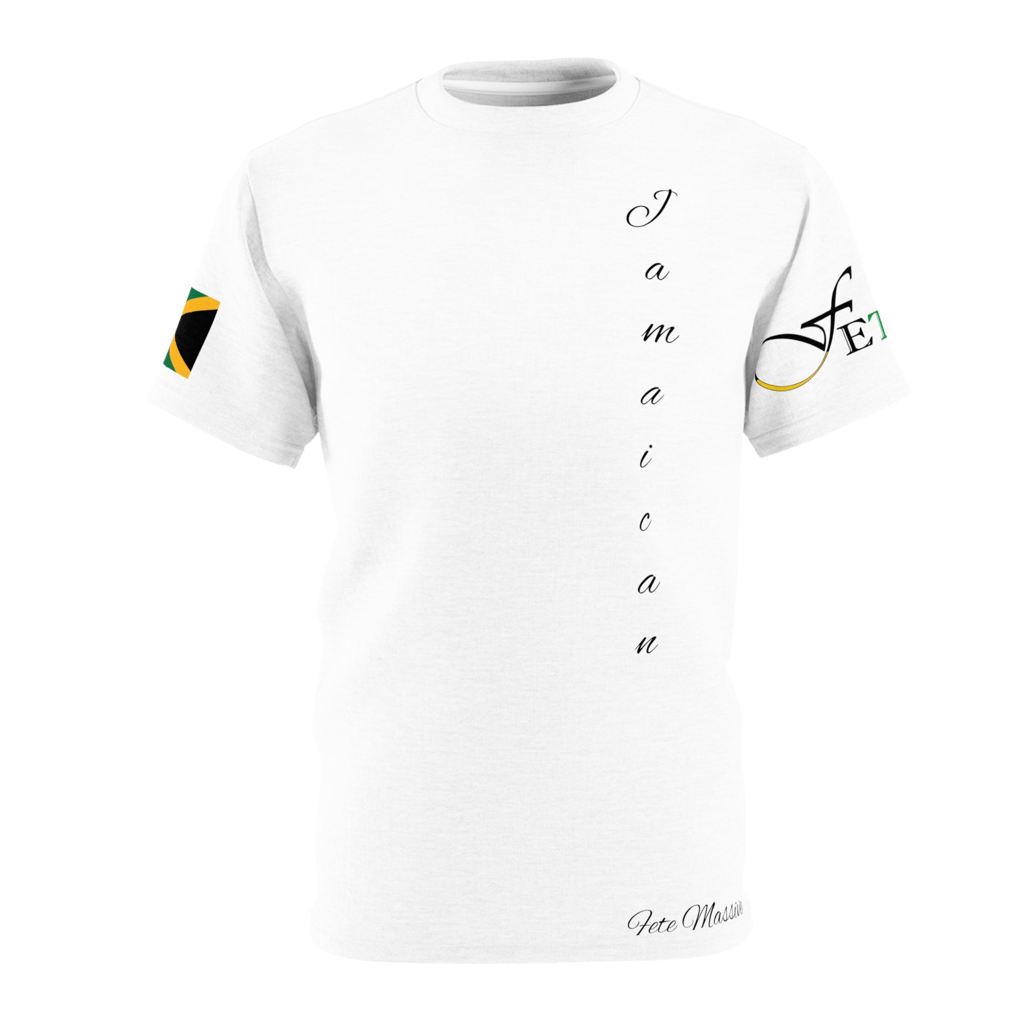 Feteran Unisex Tee W Jamaica Flag-Fete Massive