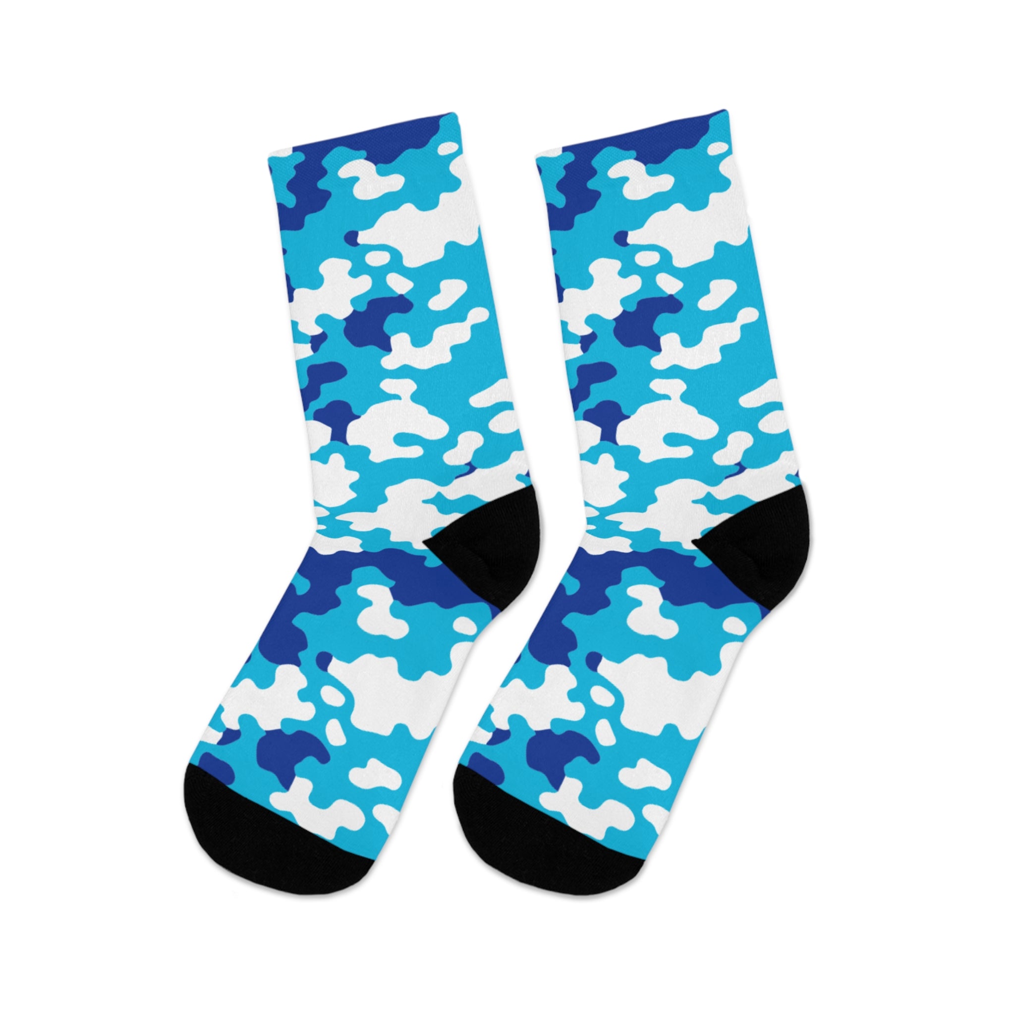 Roatan Honduras Flag CAMO Poly Socks-Fete Massive