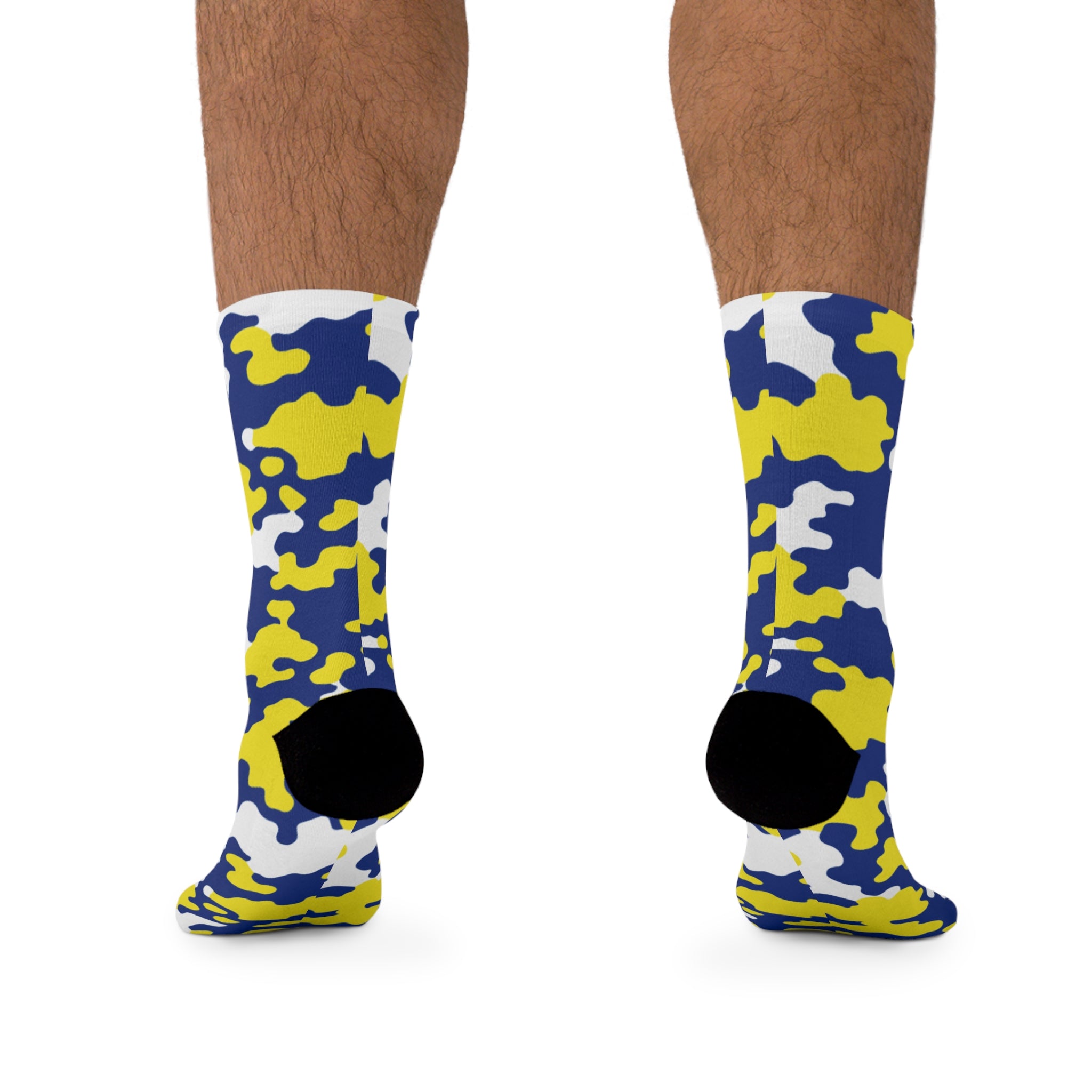 Curacao Flag CAMO Poly Socks-Fete Massive