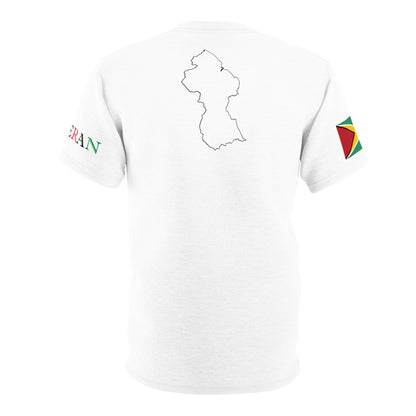 Feteran Unisex Tee with Guyana Flag-Fete Massive