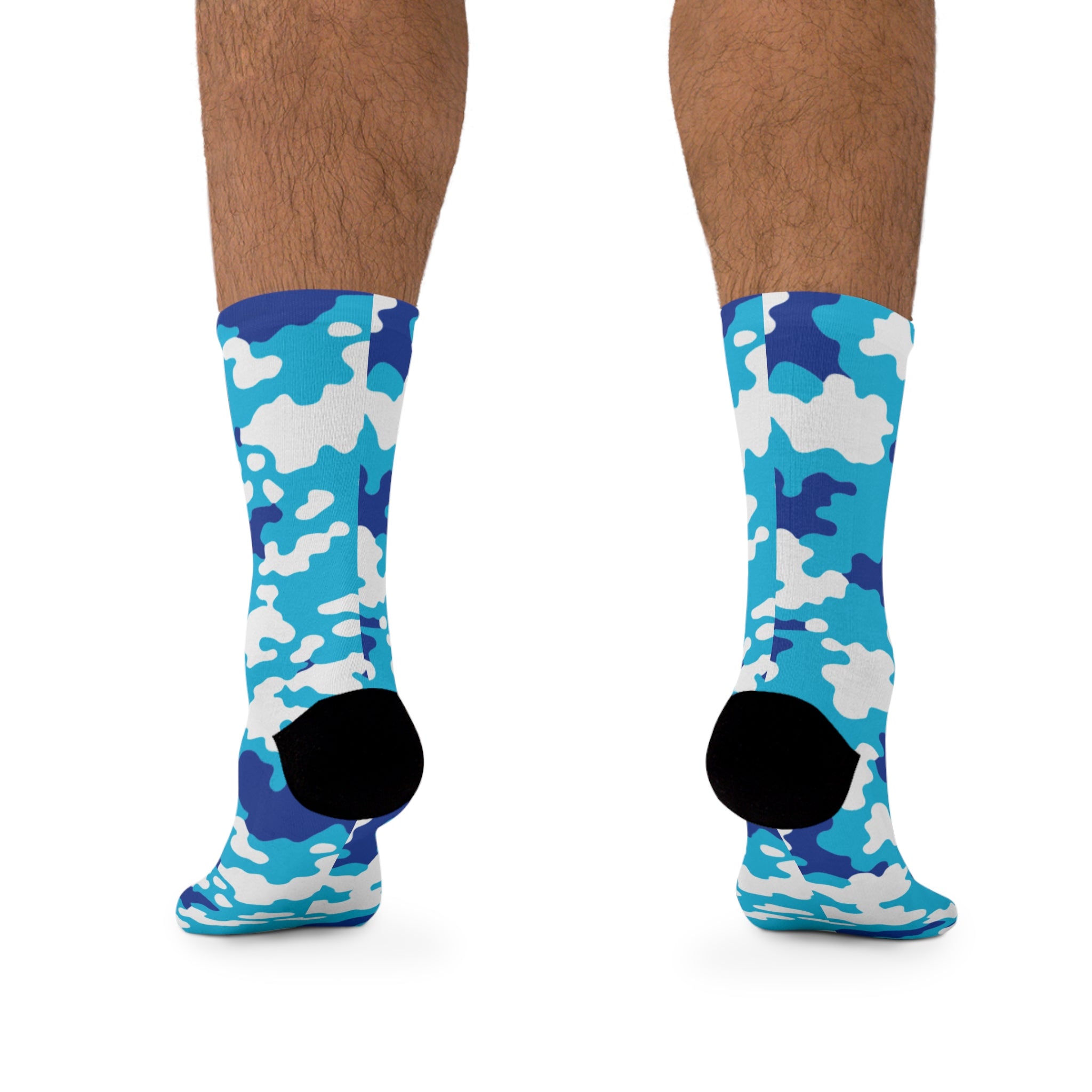 Roatan Honduras Flag CAMO Poly Socks-Fete Massive
