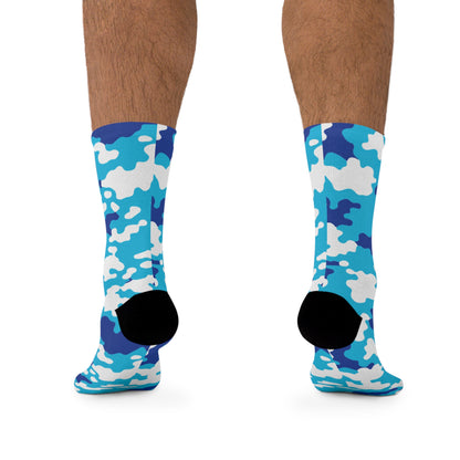 Roatan Honduras Flag CAMO Poly Socks-Fete Massive