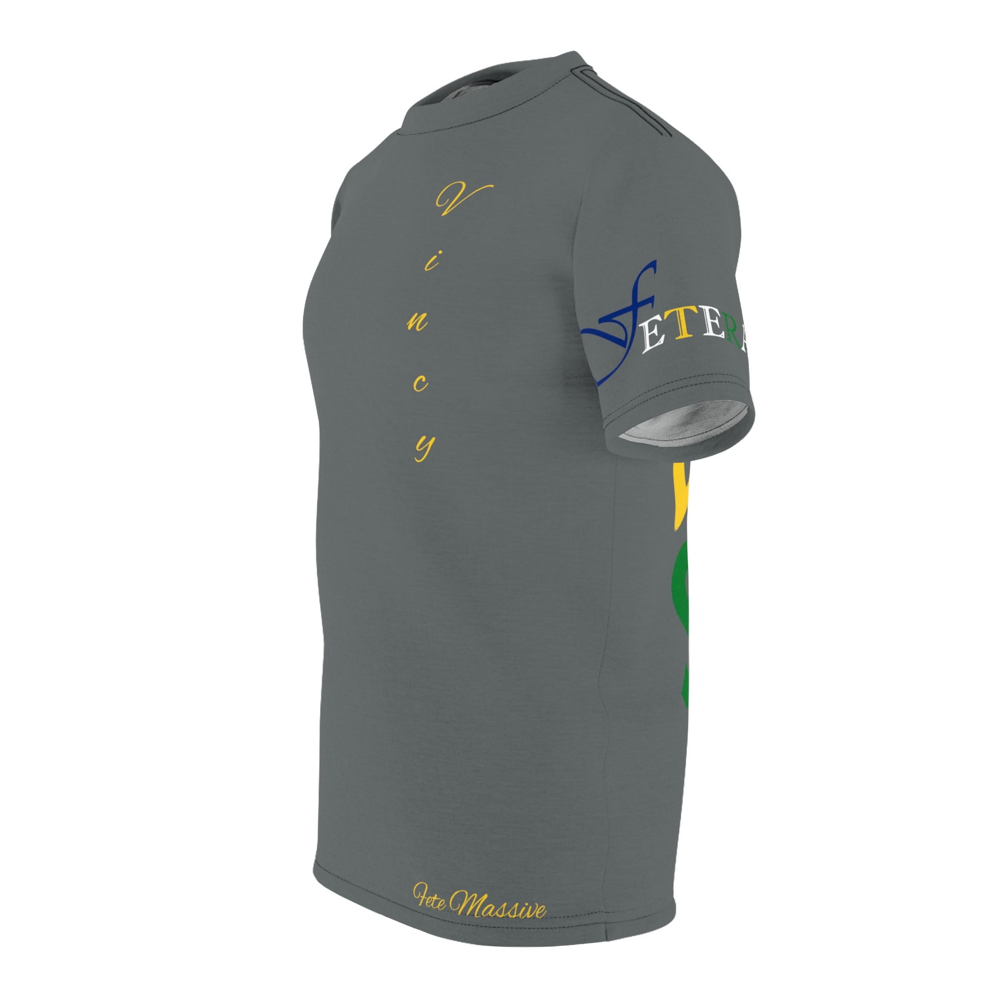Land Of Soca Unisex Tee with Saint Vincent Flag - Various Sizes & Colors Available-Fete Massive