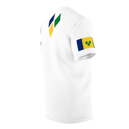 Feteran Unisex Tee W Saint Vincent Flag-Fete Massive