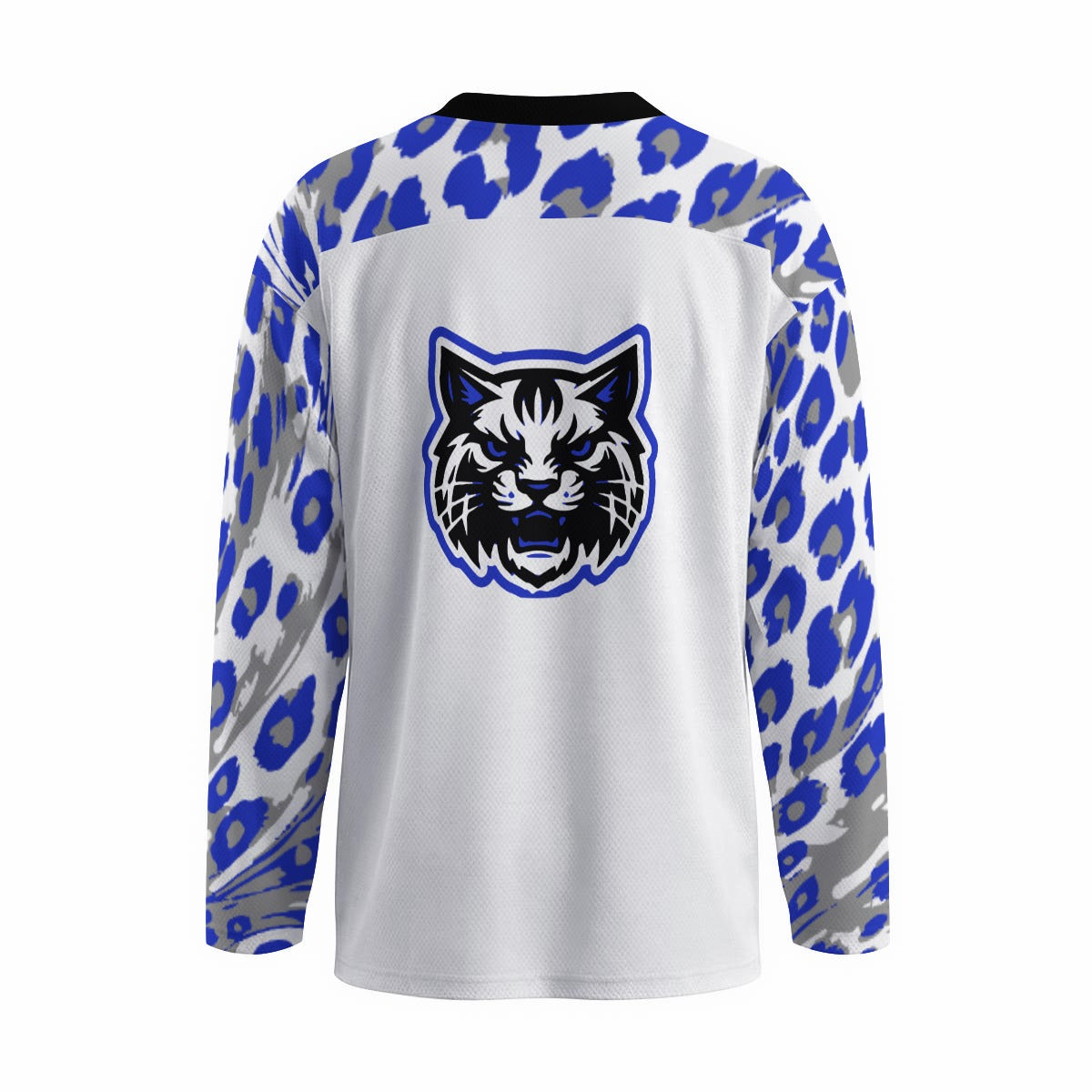LW - WILDCATS FAN All Animal Print White & Blue Team Jersey