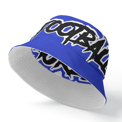 Laurel Wildcats Double-Sided Bucket Hat Blue & White