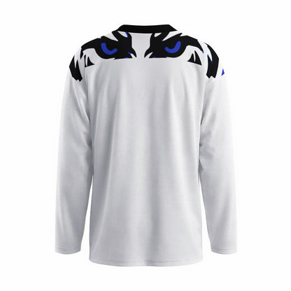 LW - COACH (front) White & Blue Team Jersey