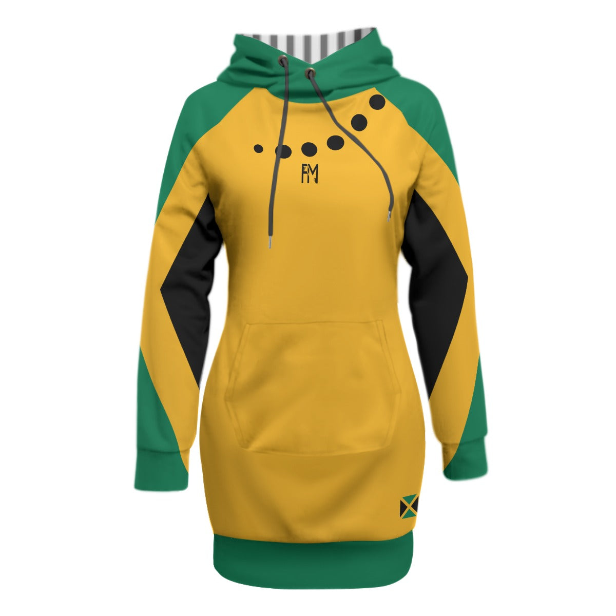 Women's Pullover Hoodie With Raglan Sleeve